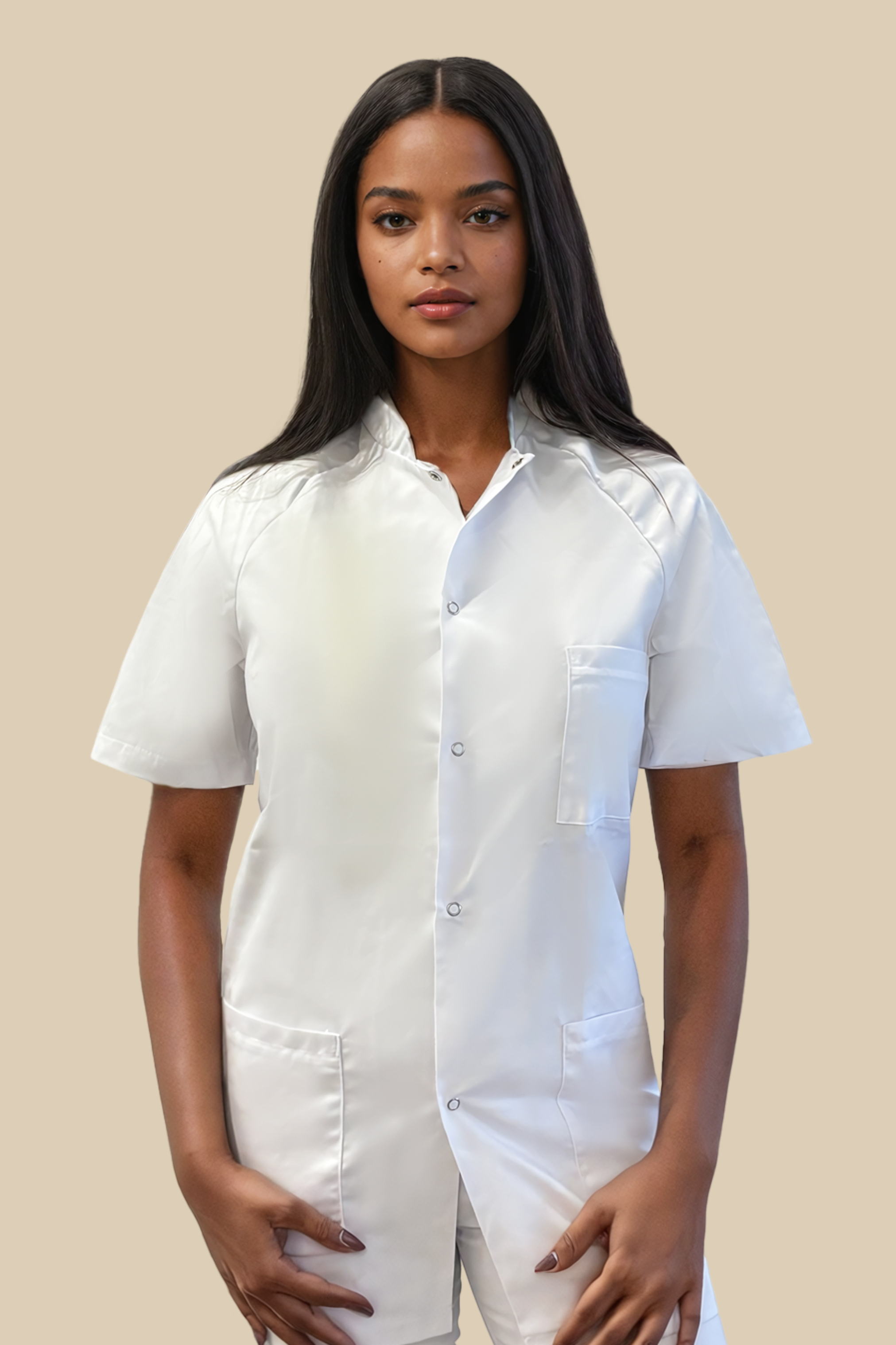 Pack de 3 tuniques médicales Femme blanches - 4642F