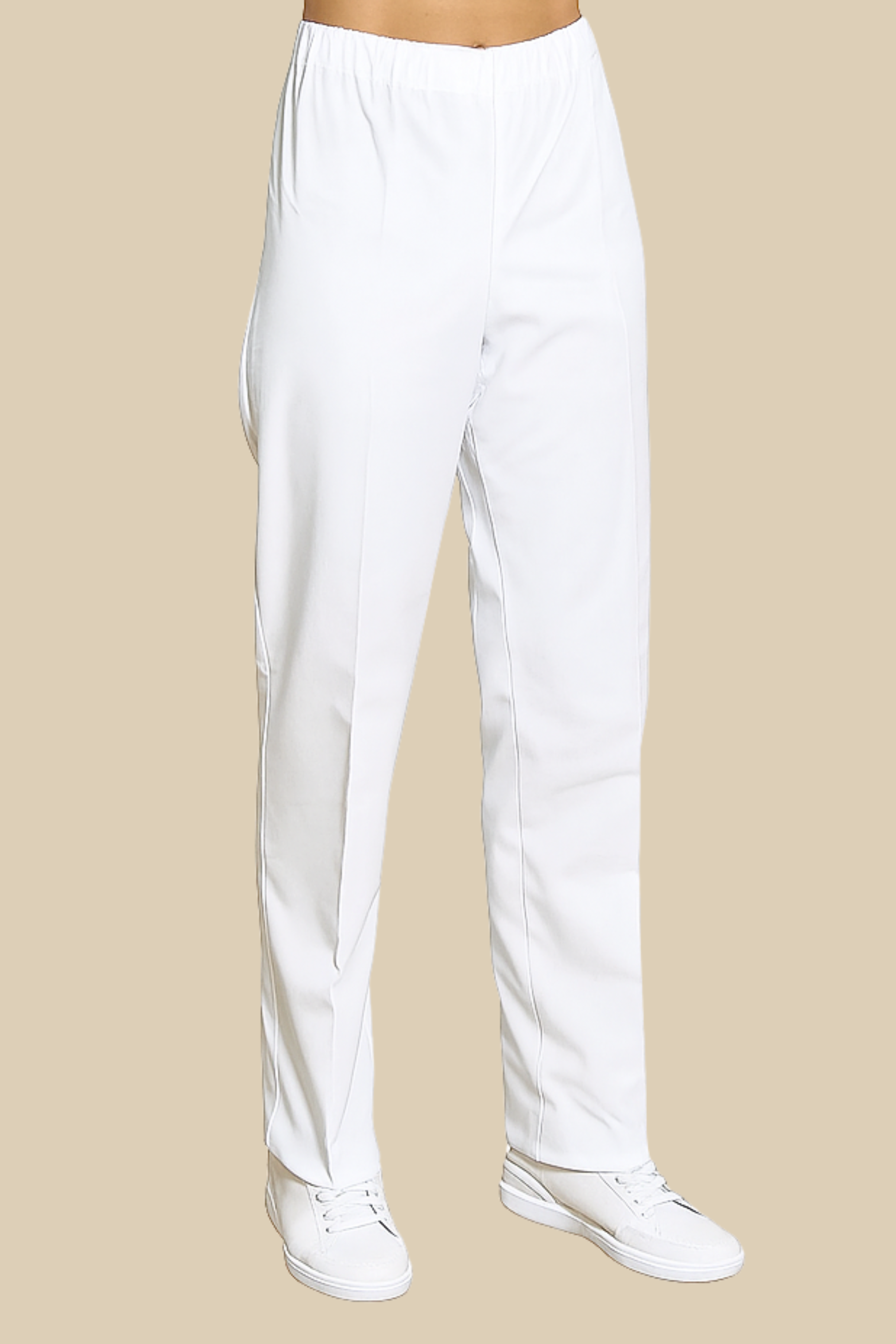 Pantalon médical Blanc mixte - 1020