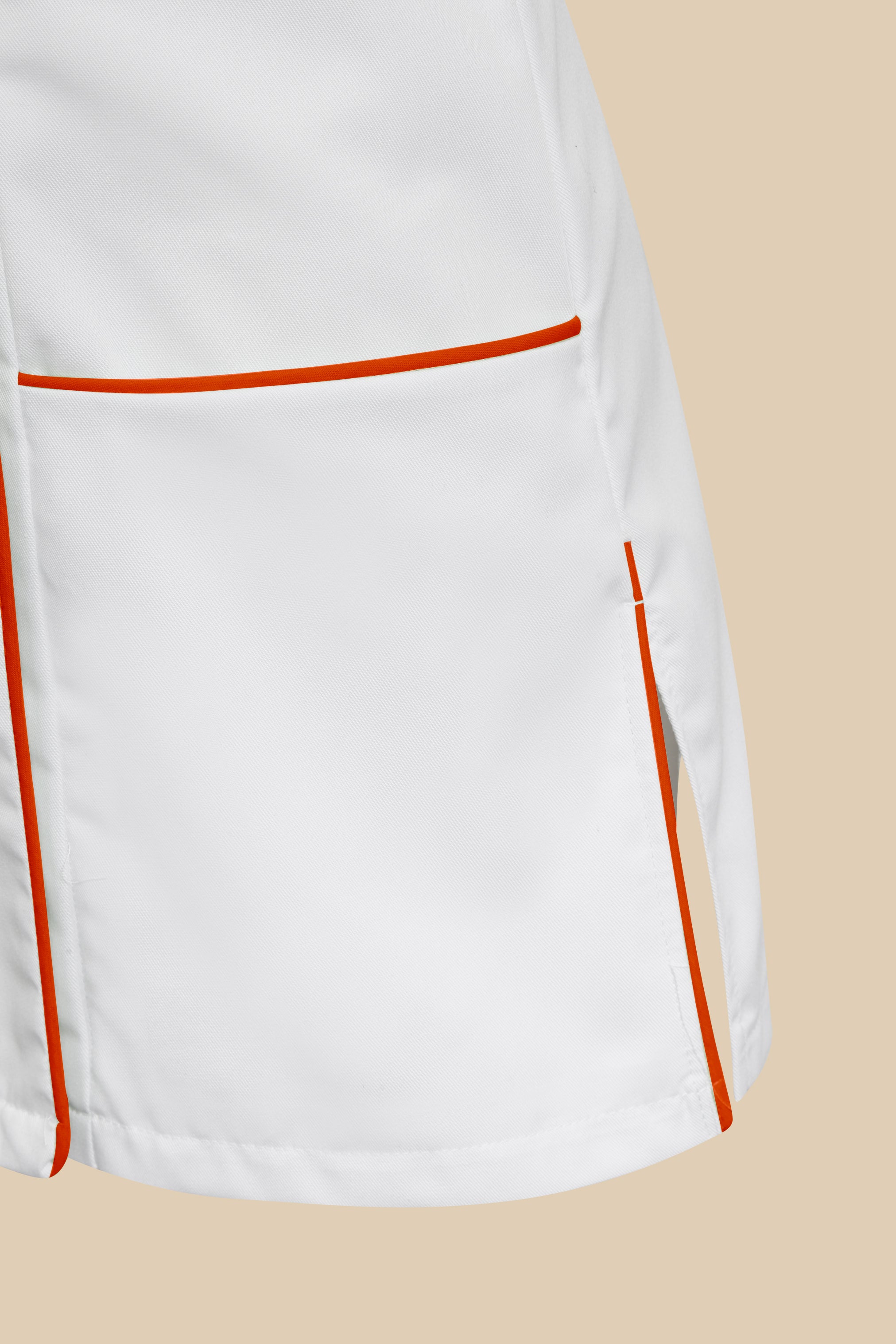 Blouse médicale femme blanc et orange - SILA