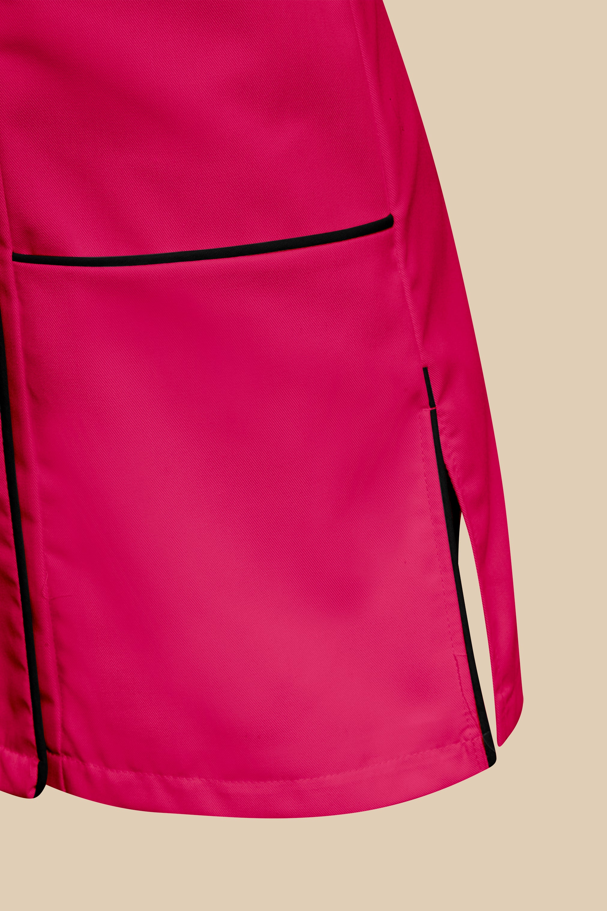 Blouse médicale femme fuchsia et noir - SILA