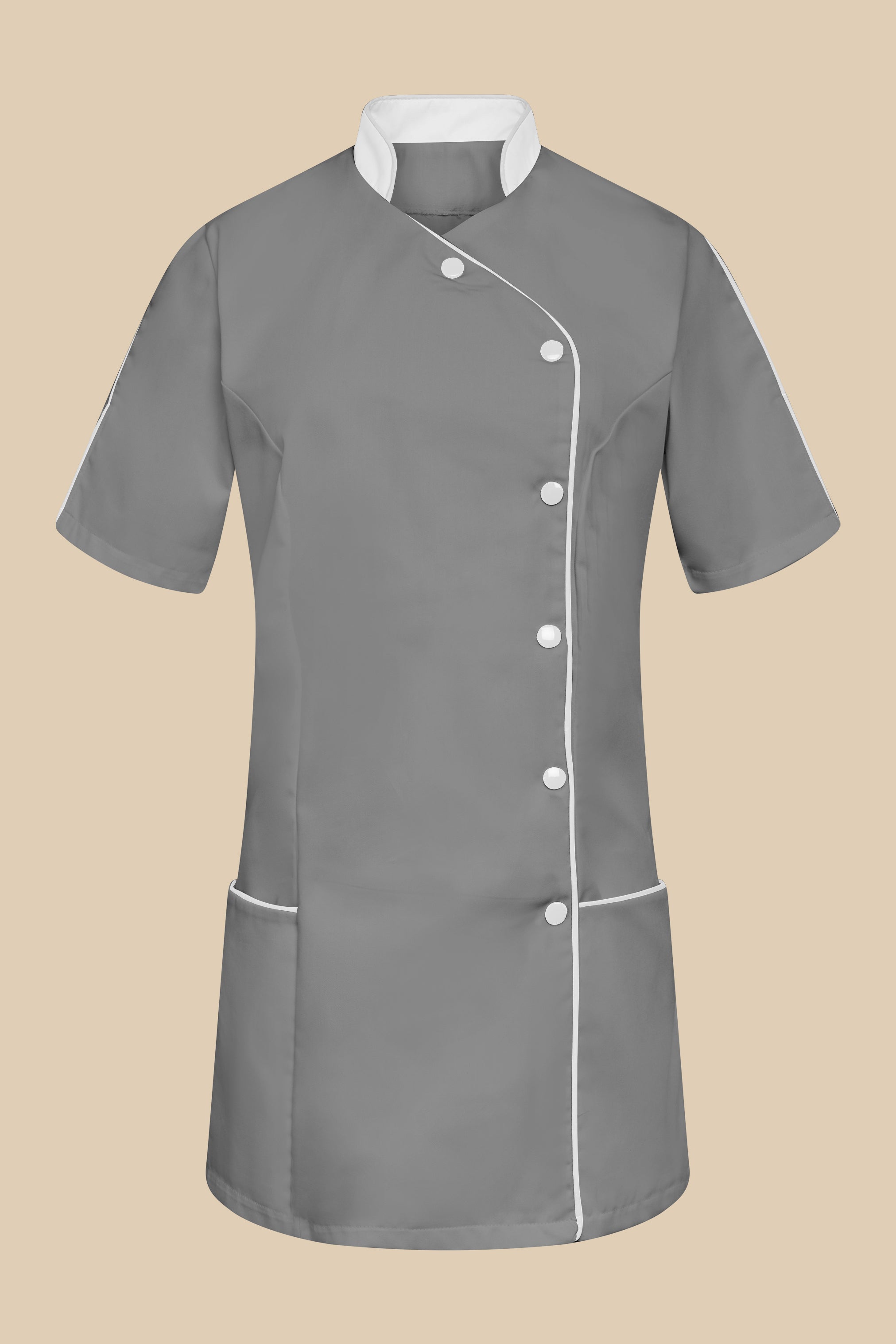 Blouse médicale femme gris et blanc - SILA