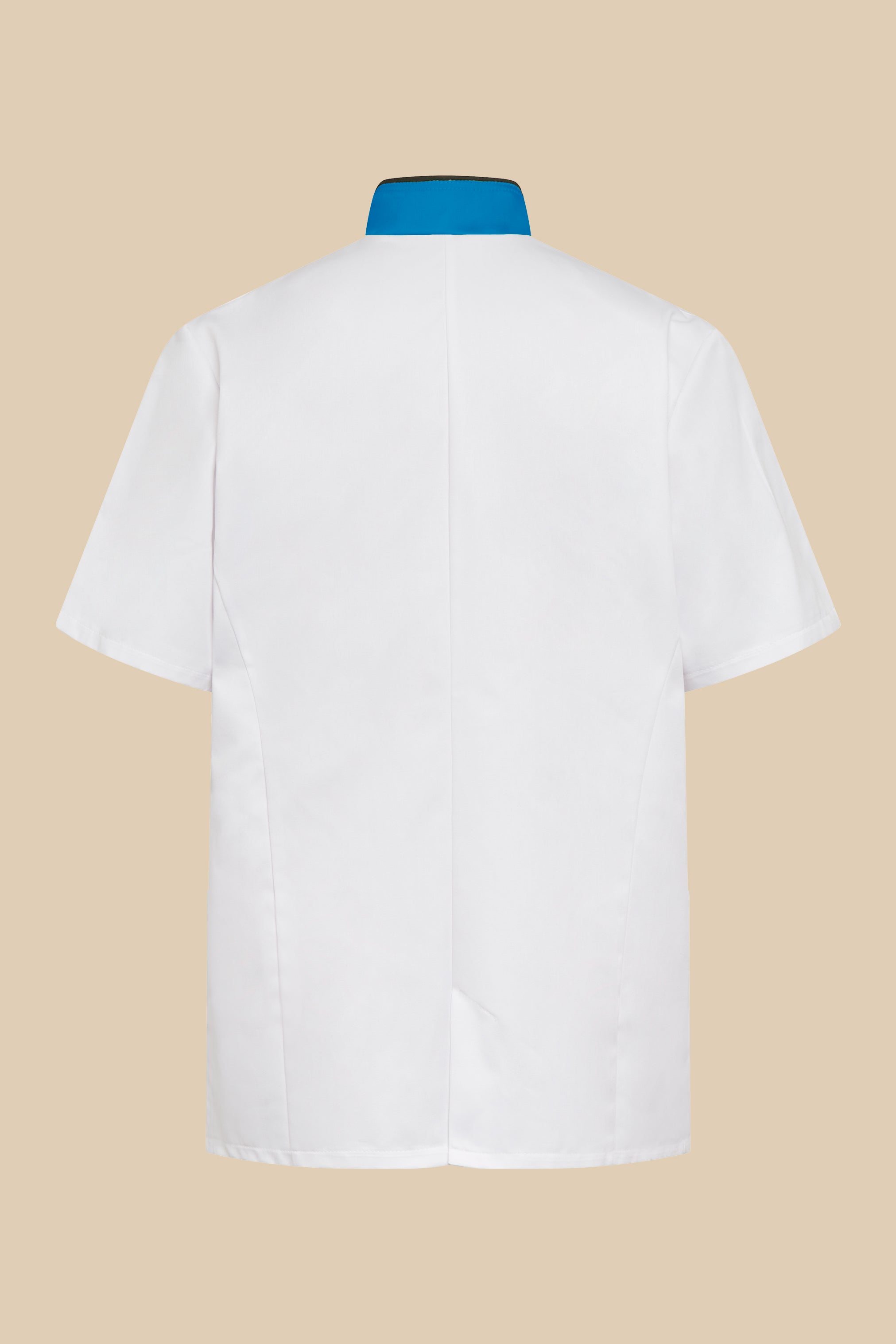 SRC Création Blouse Médicale Blouse médicale blanc et turquoise homme fermeture éclair - PRESPO