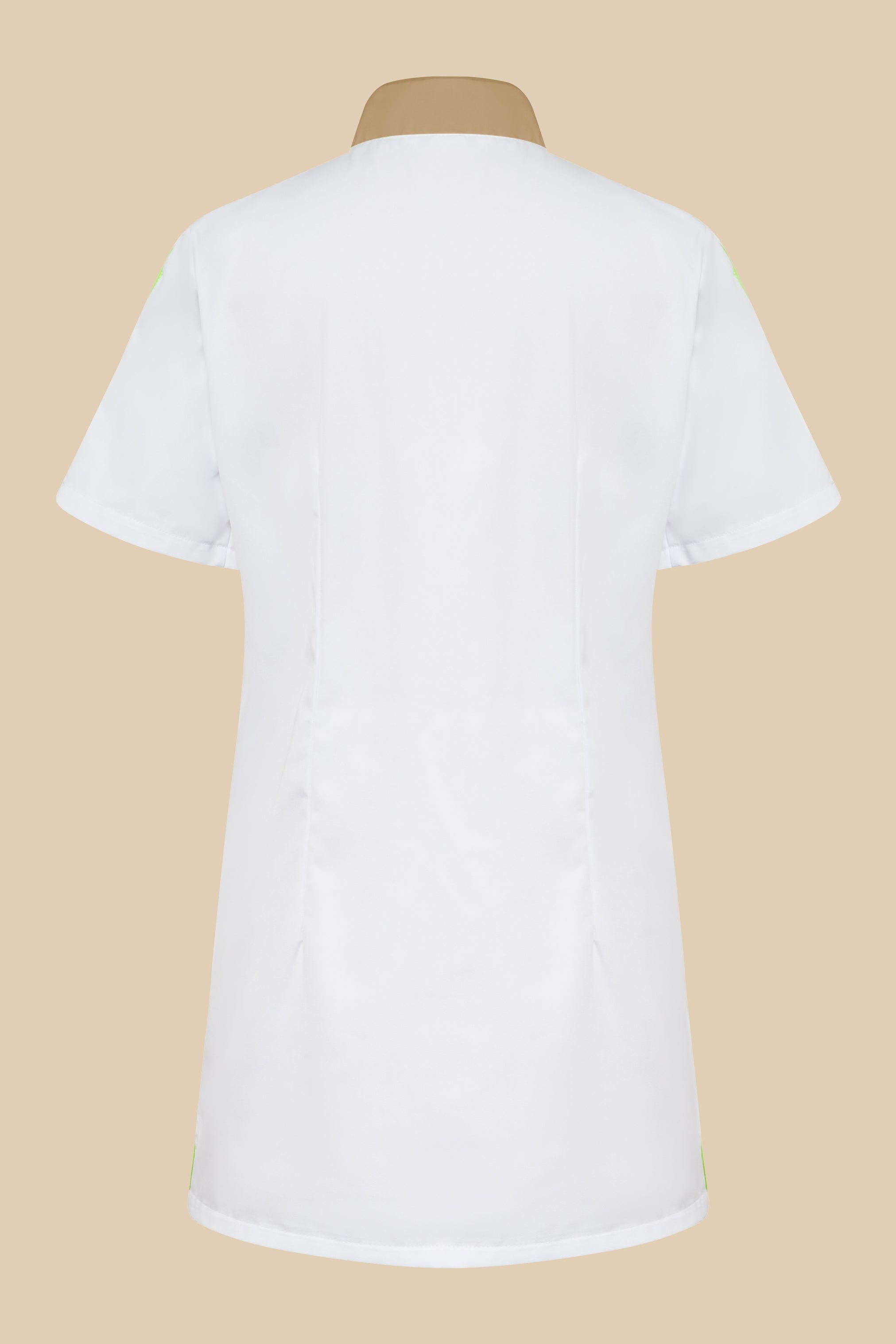SRC Création Blouse Médicale Blouse médicale femme blanc et biscuit - SAANA