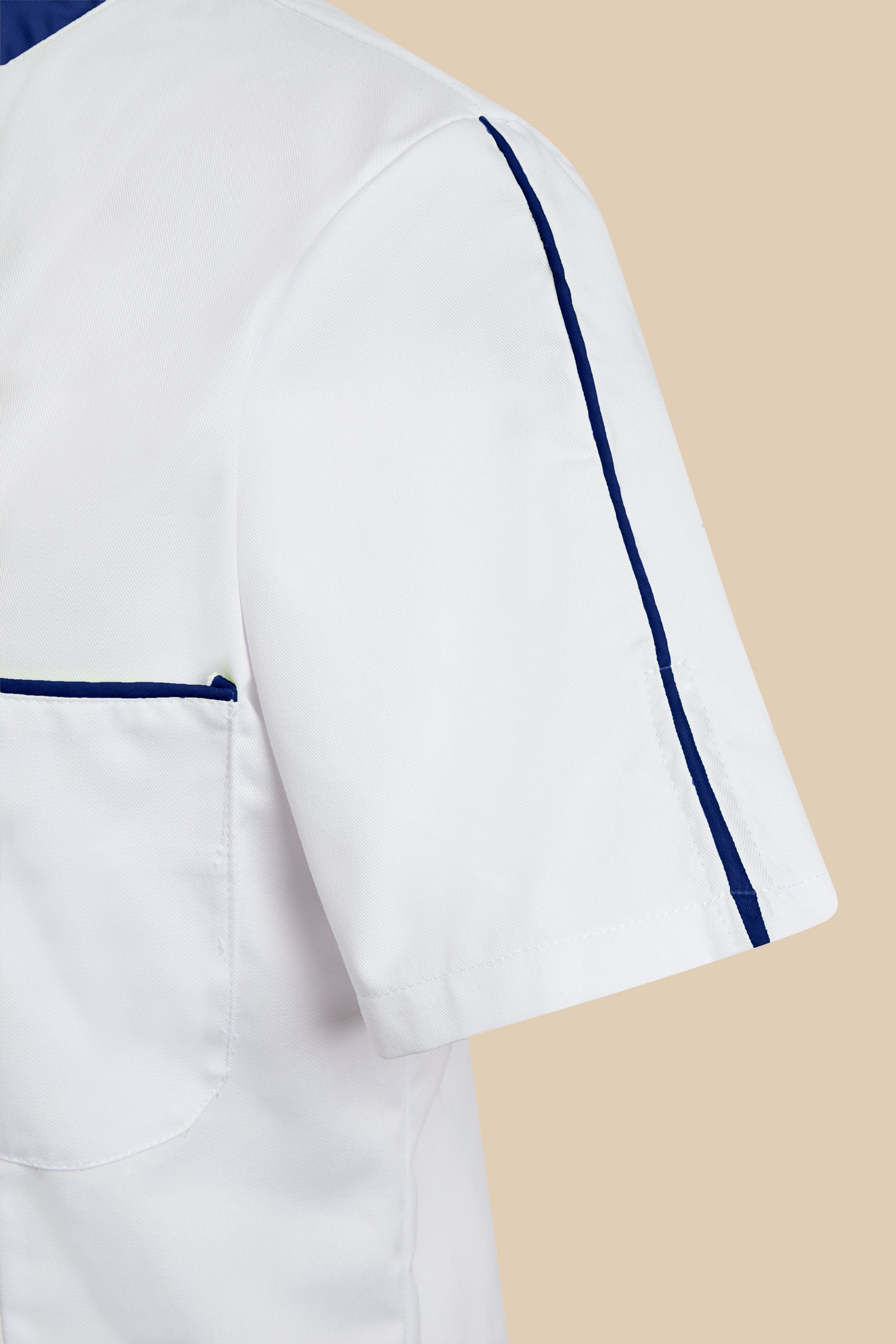 SRC Création Blouse Médicale Blouse médicale femme blanc et marine - SAANA