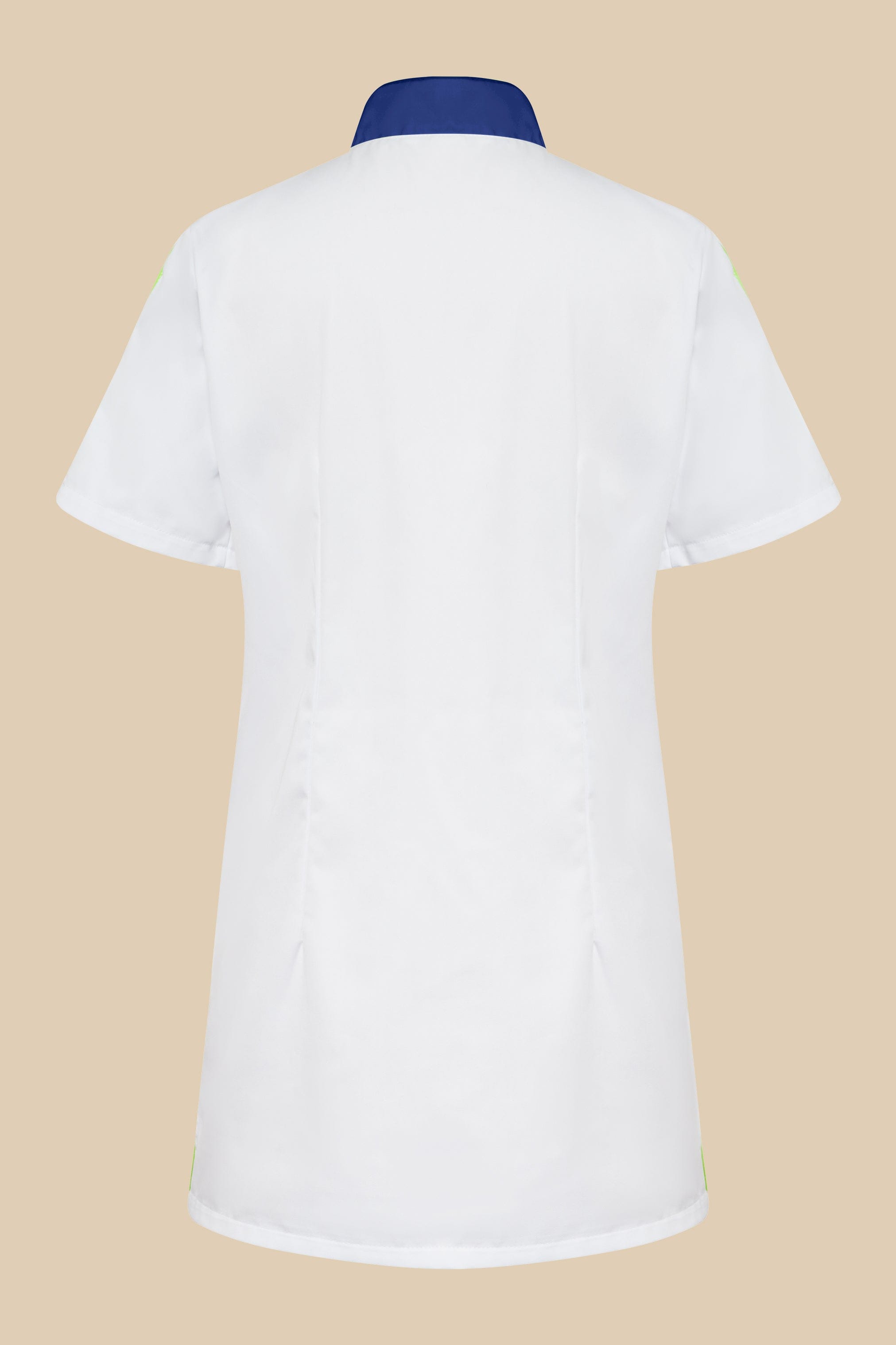 SRC Création Blouse Médicale Blouse médicale femme blanc et marine - SAANA