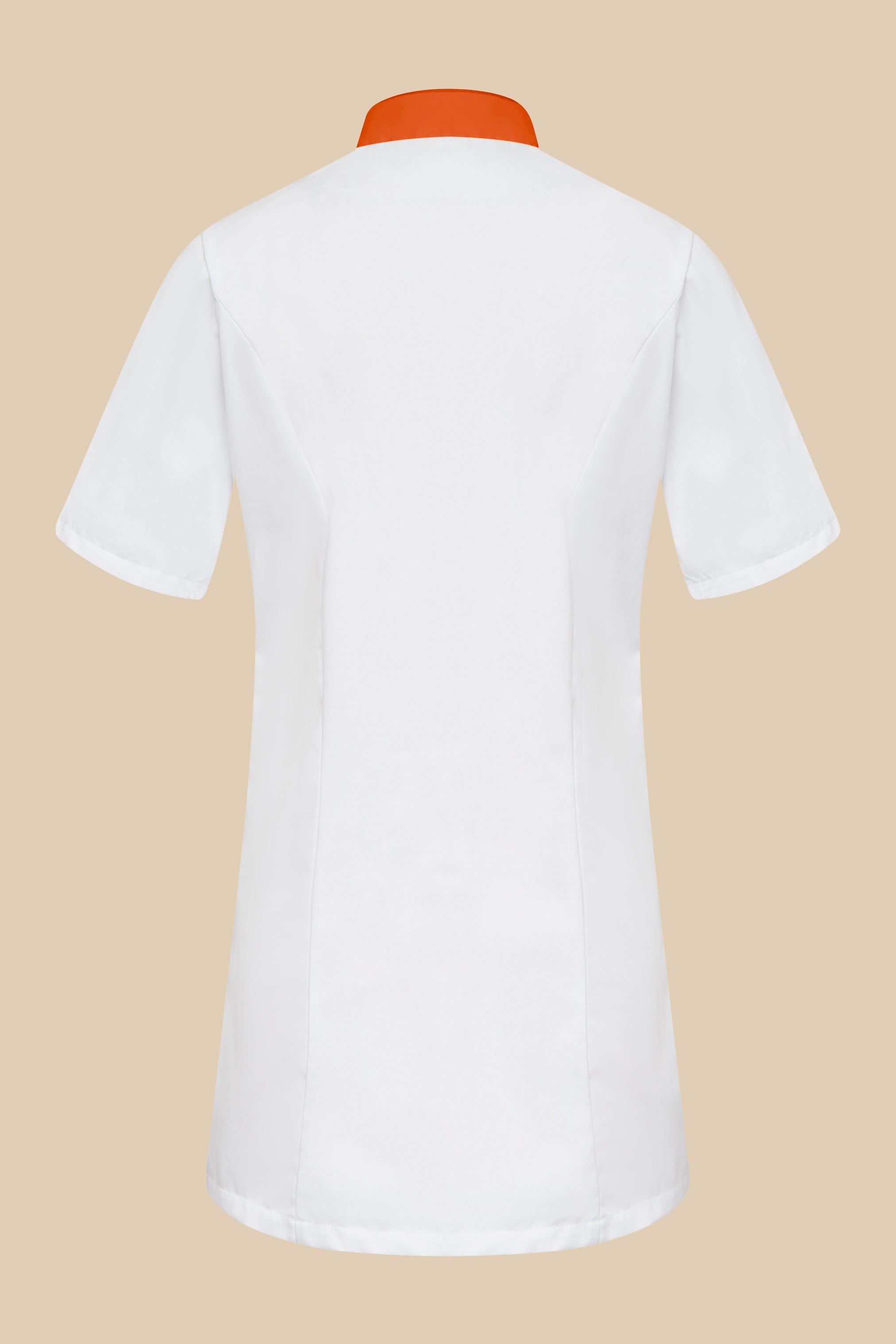 SRC Création Blouse Médicale Blouse médicale femme blanc et orange - SILA