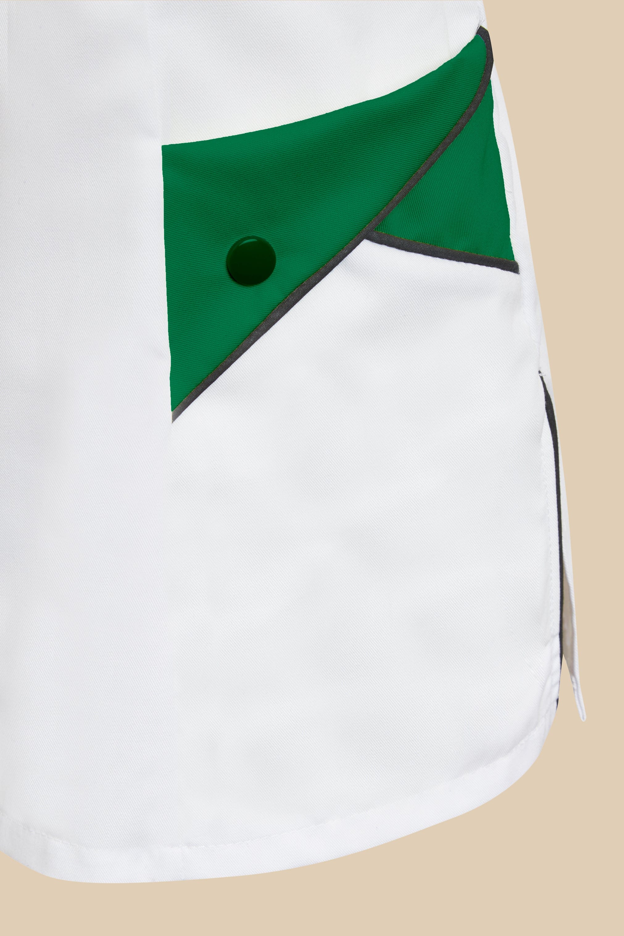 SRC Création Blouse Médicale Blouse médicale femme blanc et vert - NOLA