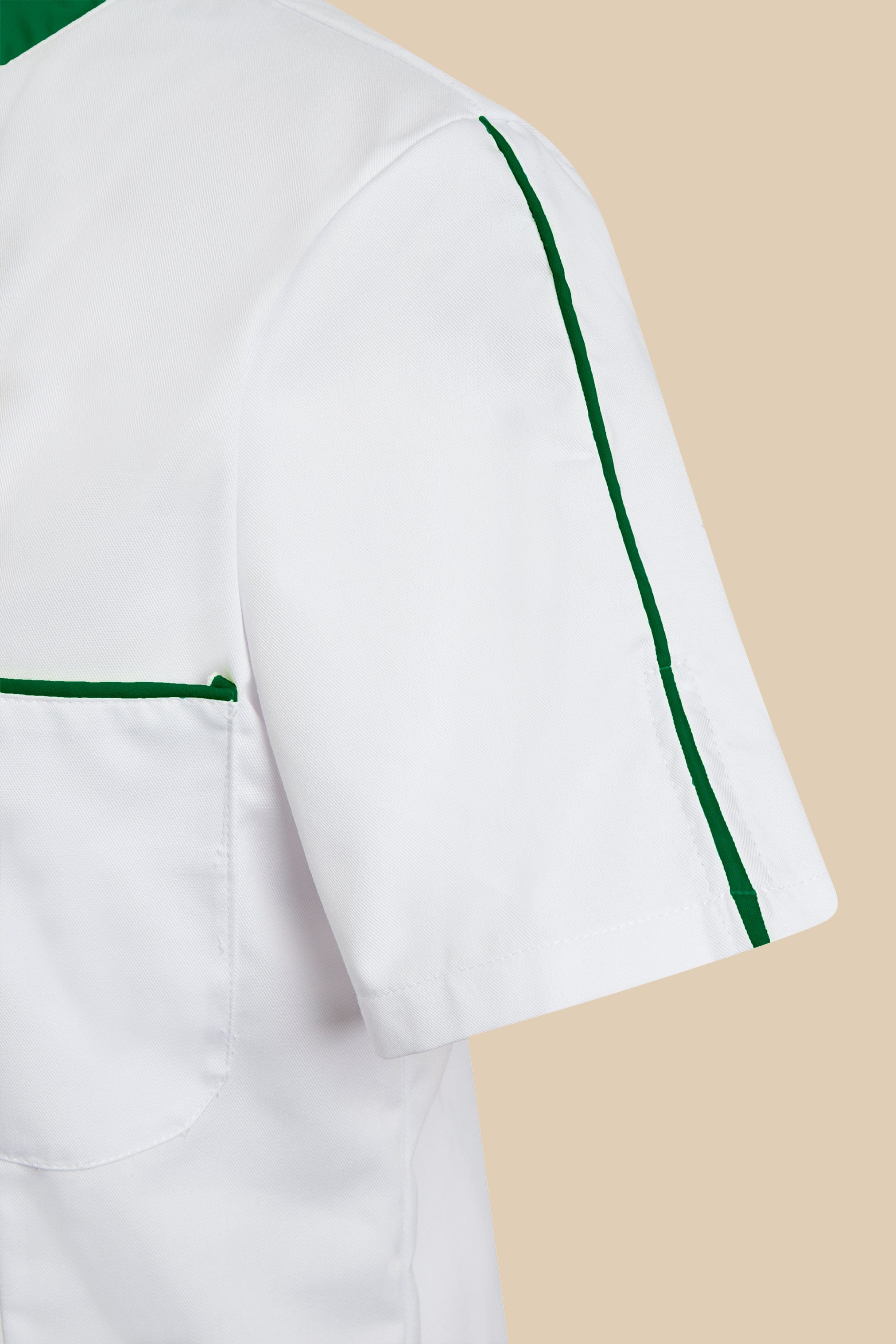 SRC Création Blouse Médicale Blouse médicale femme blanc et vert - SAANA