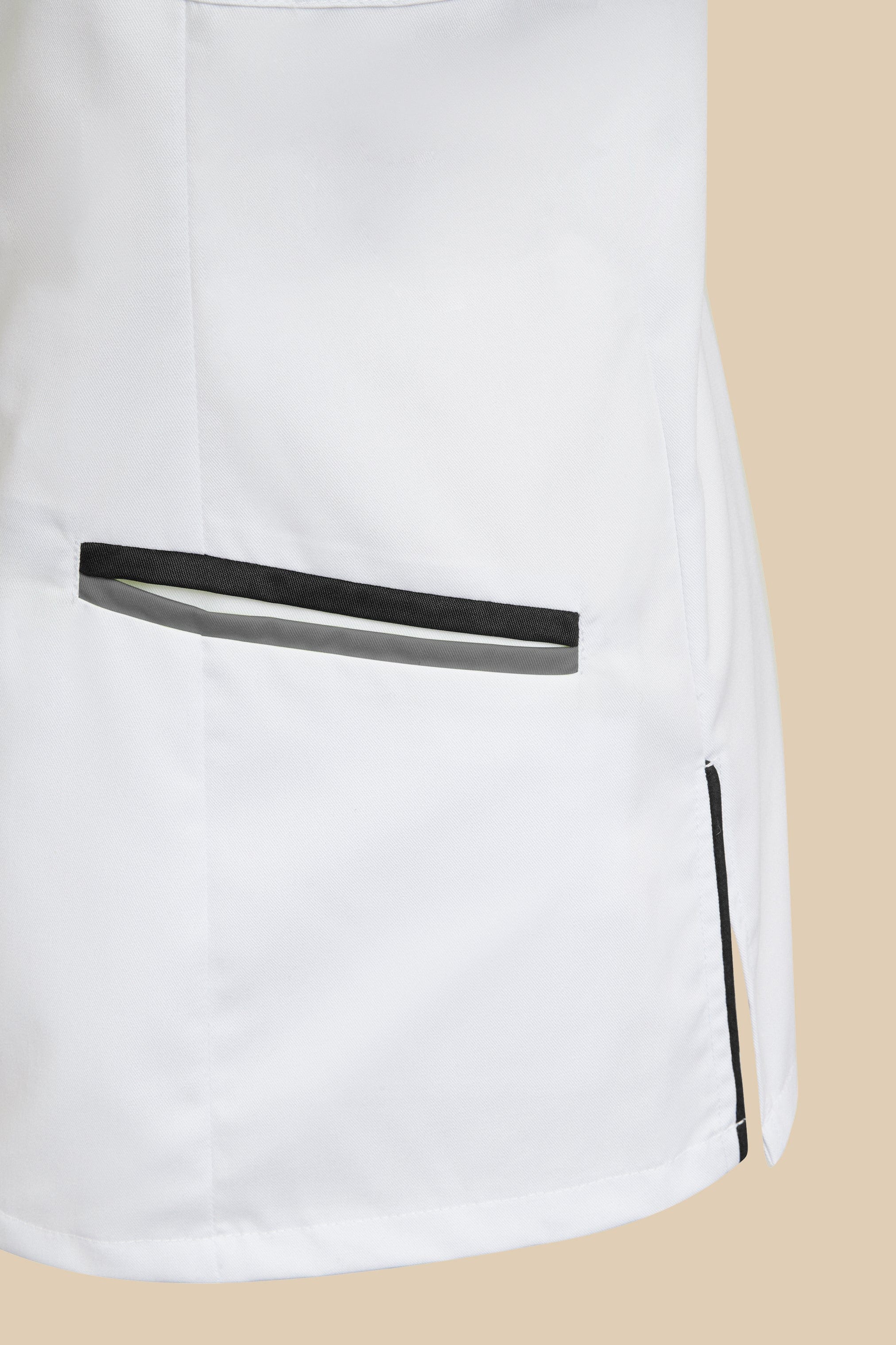 SRC Création Blouse Médicale Blouse médicale femme cintrée blanc/noir/gris - LOKKA