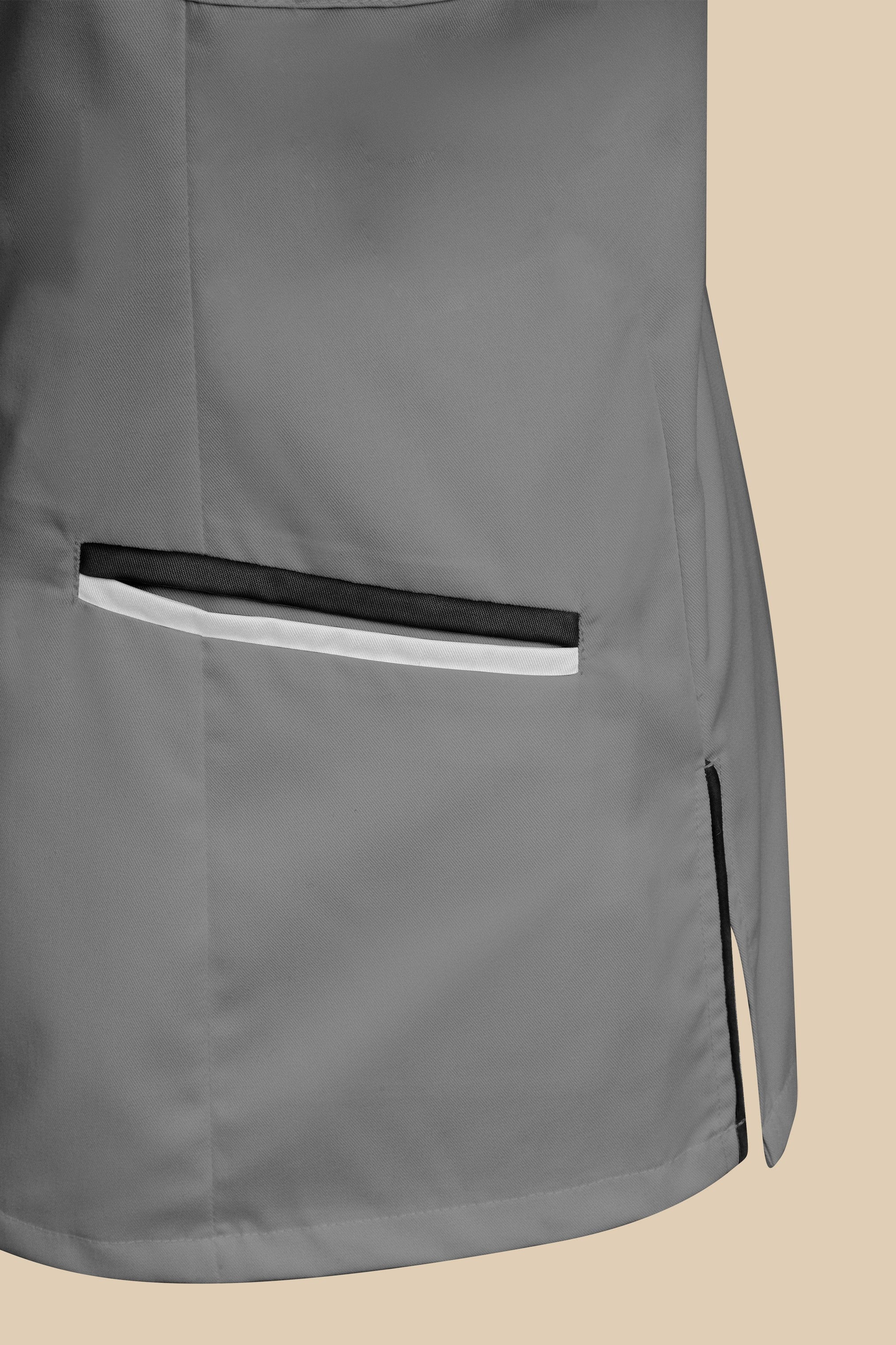 SRC Création Blouse Médicale Blouse médicale femme cintrée Gris/Noir/Blanc - LOKKA