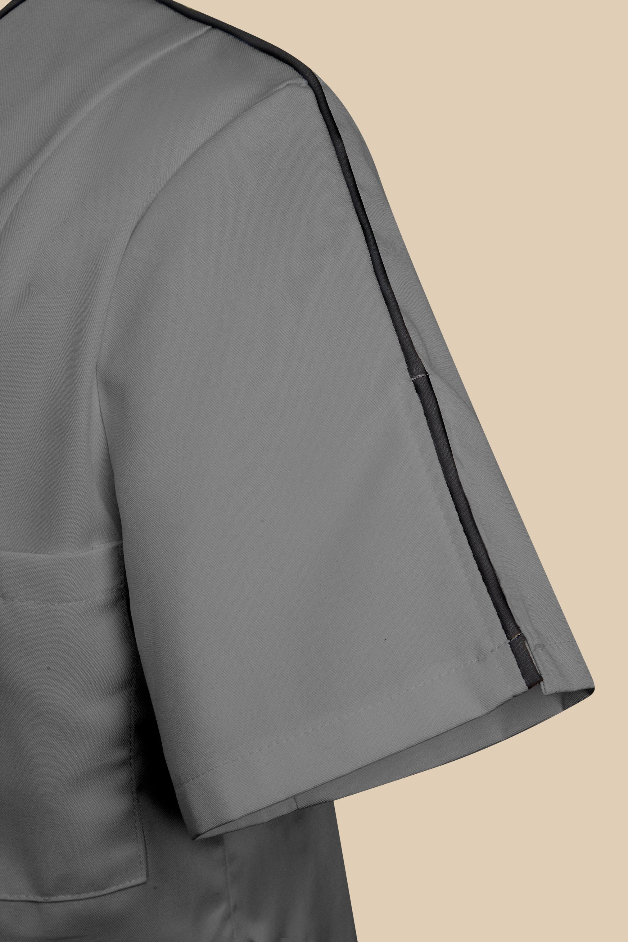SRC Création Blouse Médicale Blouse médicale femme cintrée Gris/Noir/Blanc - LOKKA