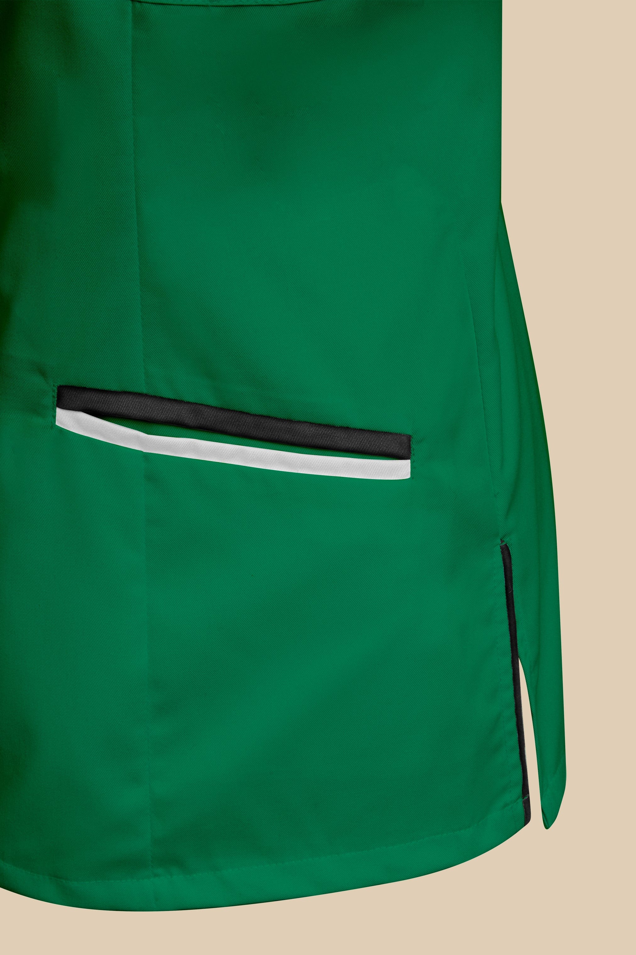 SRC Création Blouse Médicale Blouse médicale femme cintrée Vert/Noir/Blanc - LOKKA