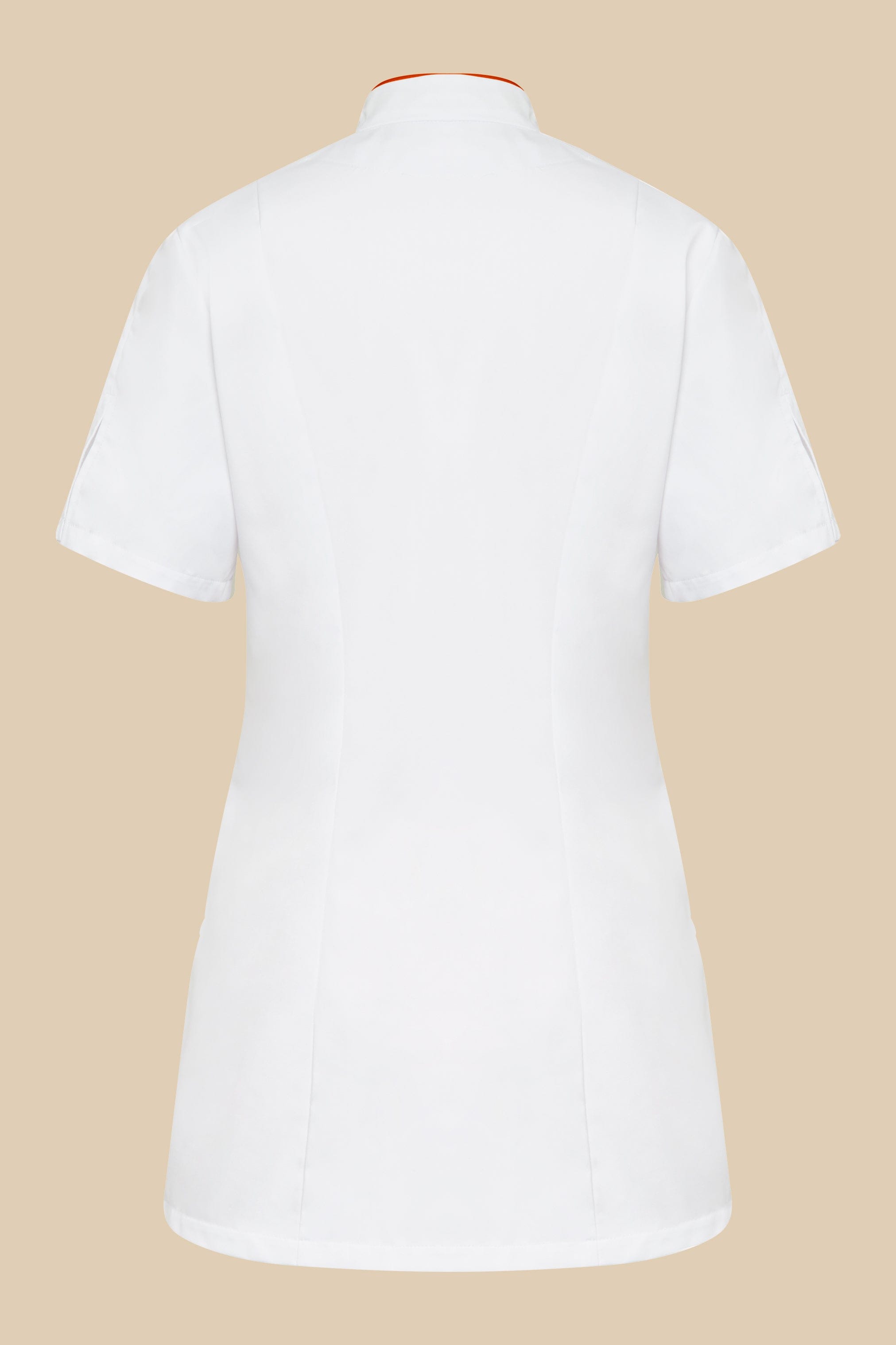 SRC Création Blouse Médicale Blouse médicale femme col V blanc et orange - KOSA