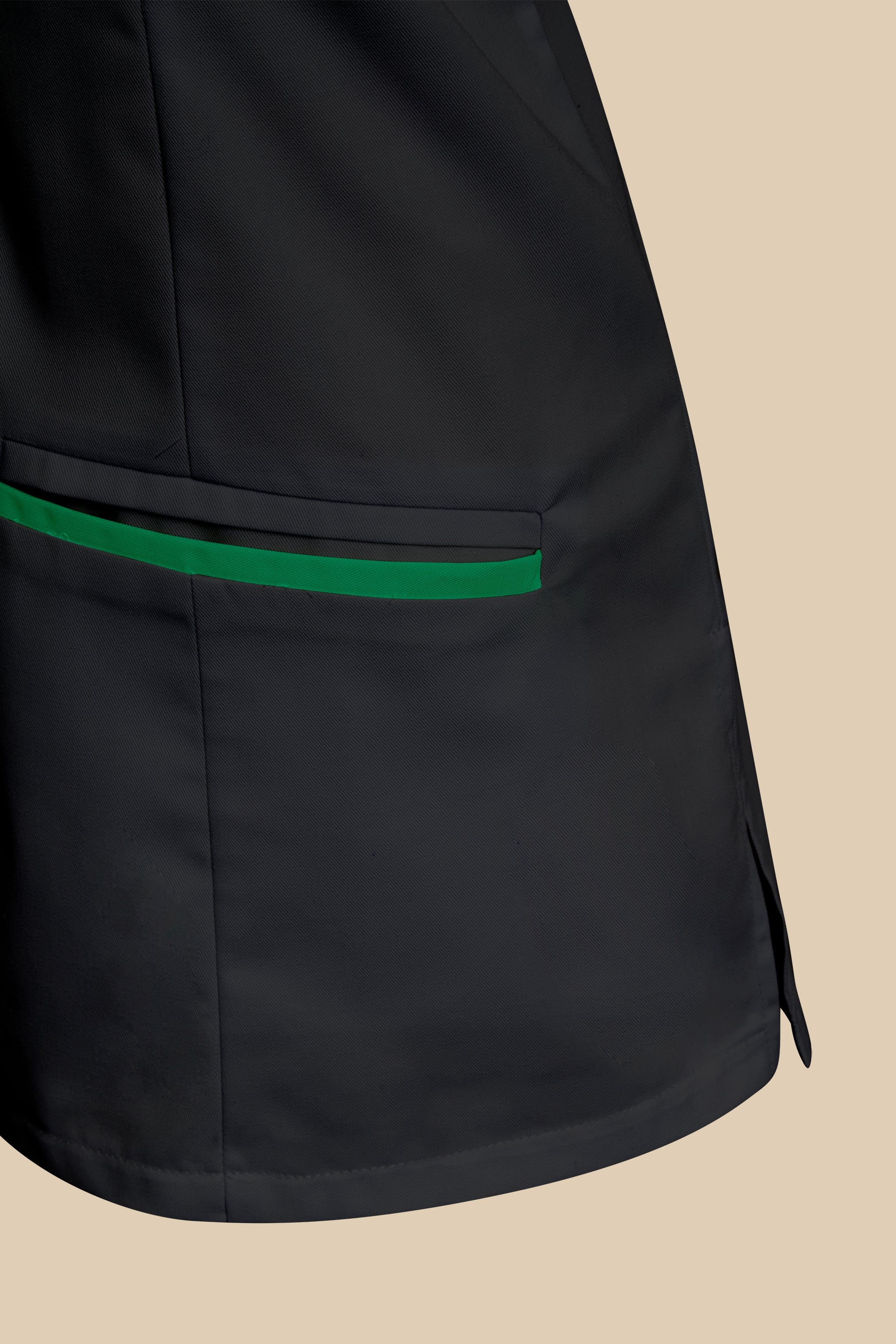 SRC Création Blouse Médicale Blouse médicale femme col V noir et vert - KOSA