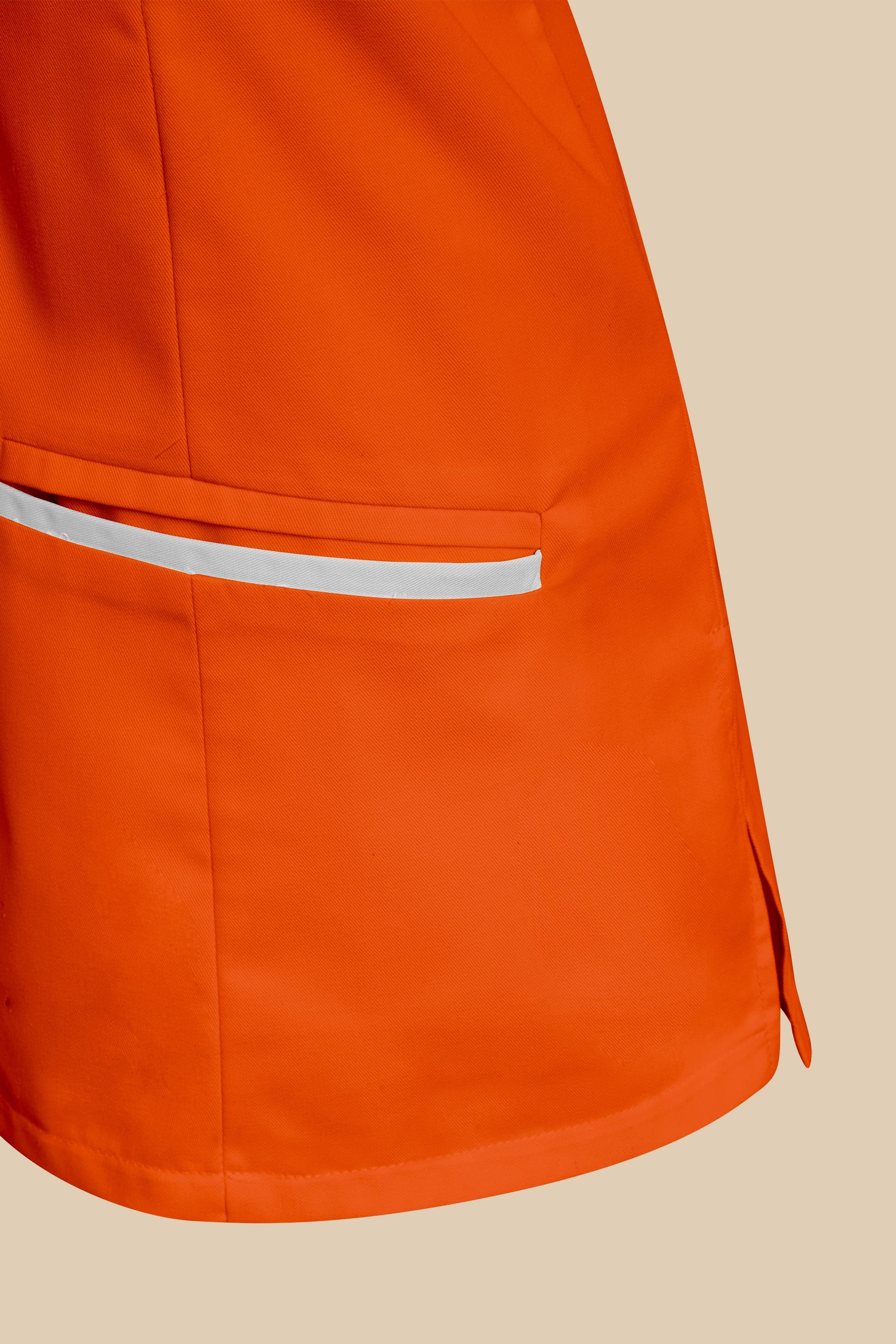 SRC Création Blouse Médicale Blouse médicale femme col V orange et blanc - KOSA