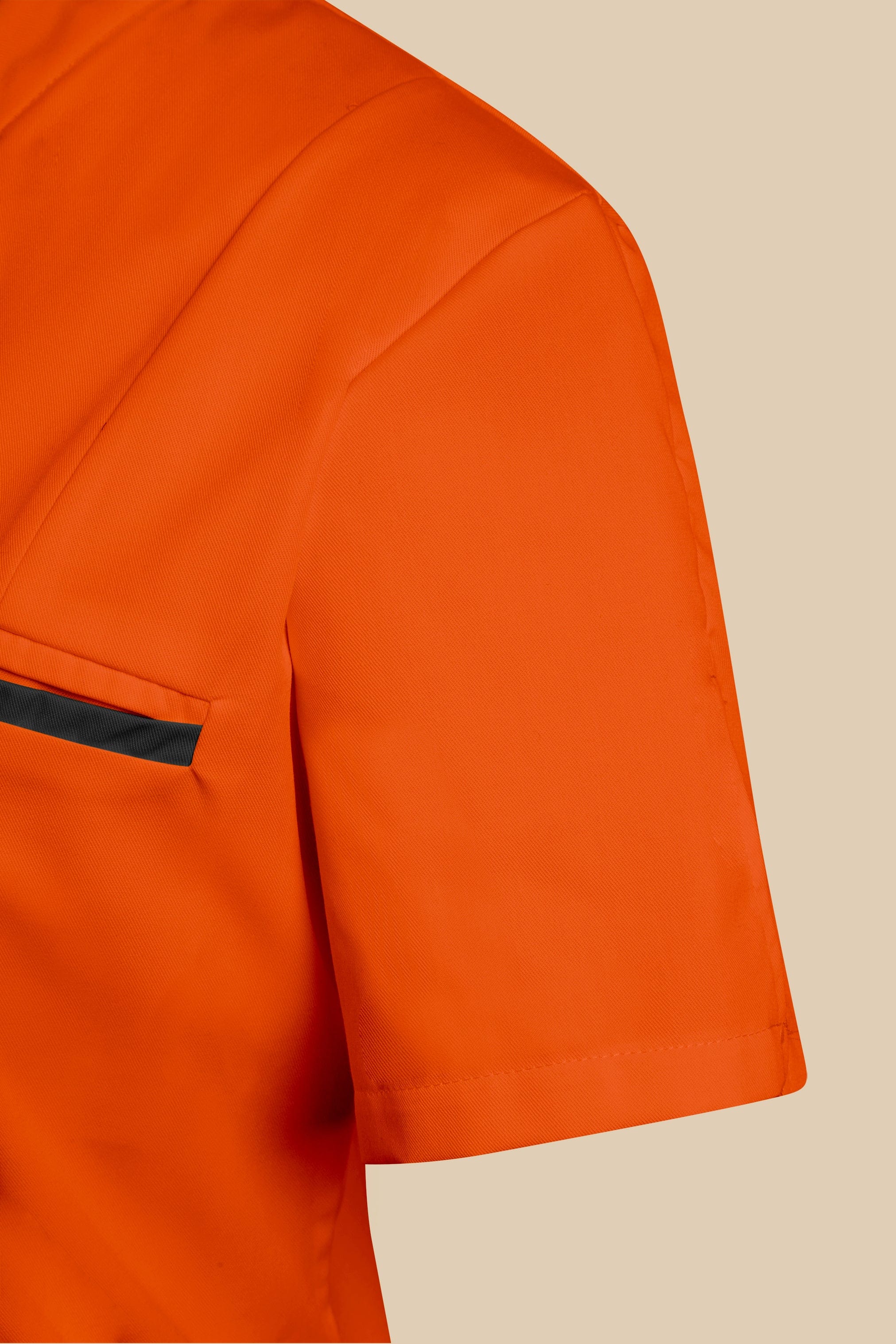 SRC Création Blouse Médicale Blouse médicale femme col V orange et noir - KOSA