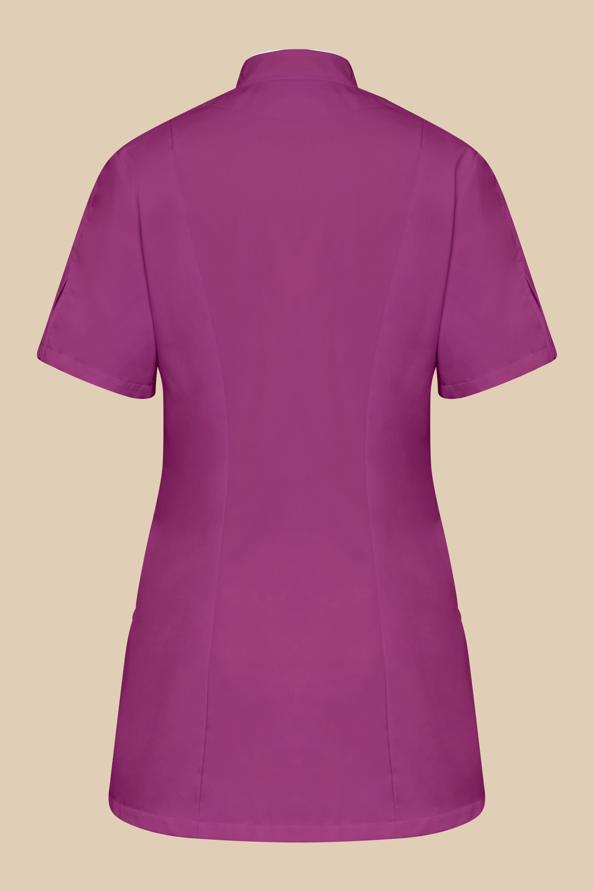 SRC Création Blouse Médicale Blouse médicale femme col V prune et blanc - KOSA