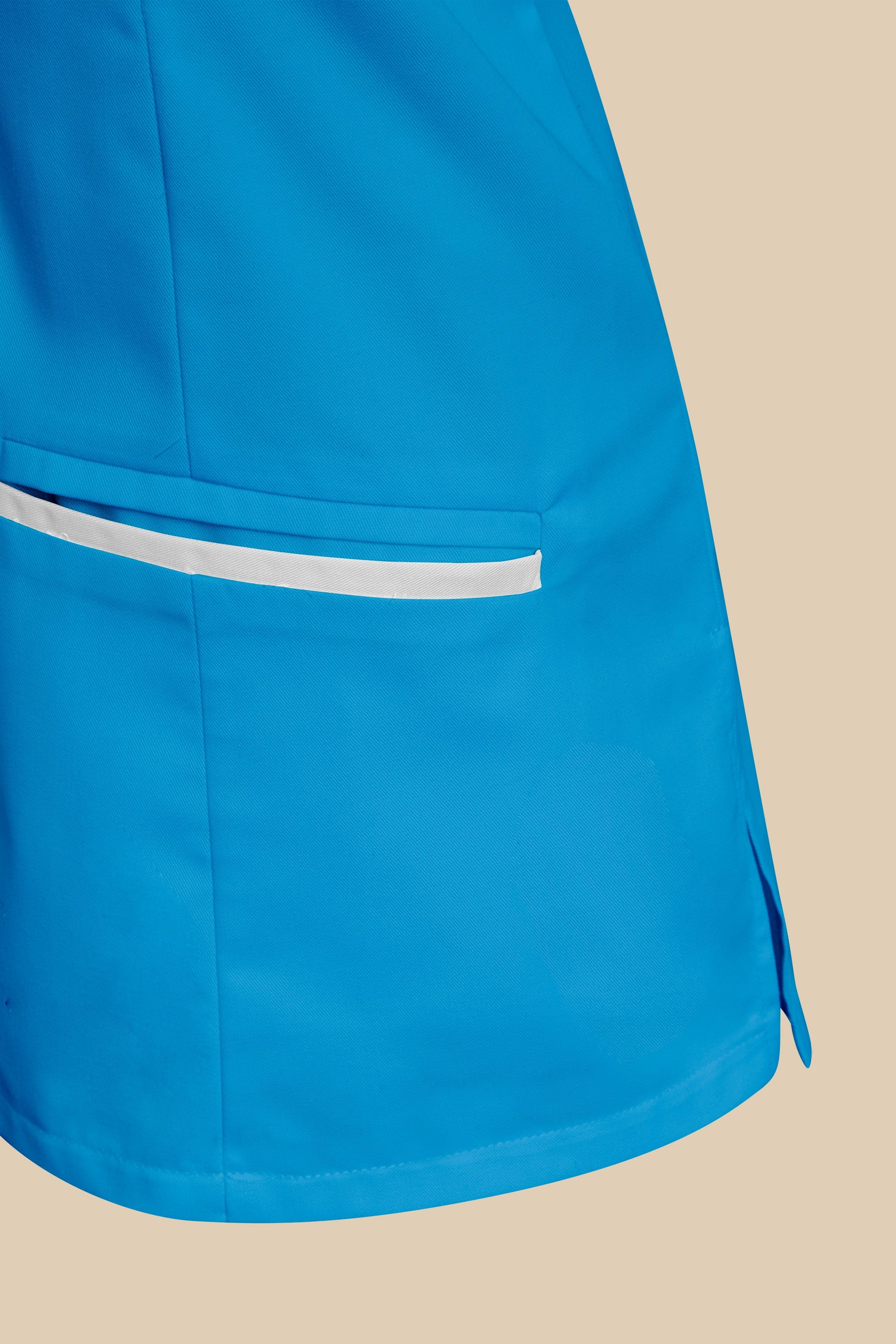 SRC Création Blouse Médicale Blouse médicale femme col V turquoise et blanc - KOSA
