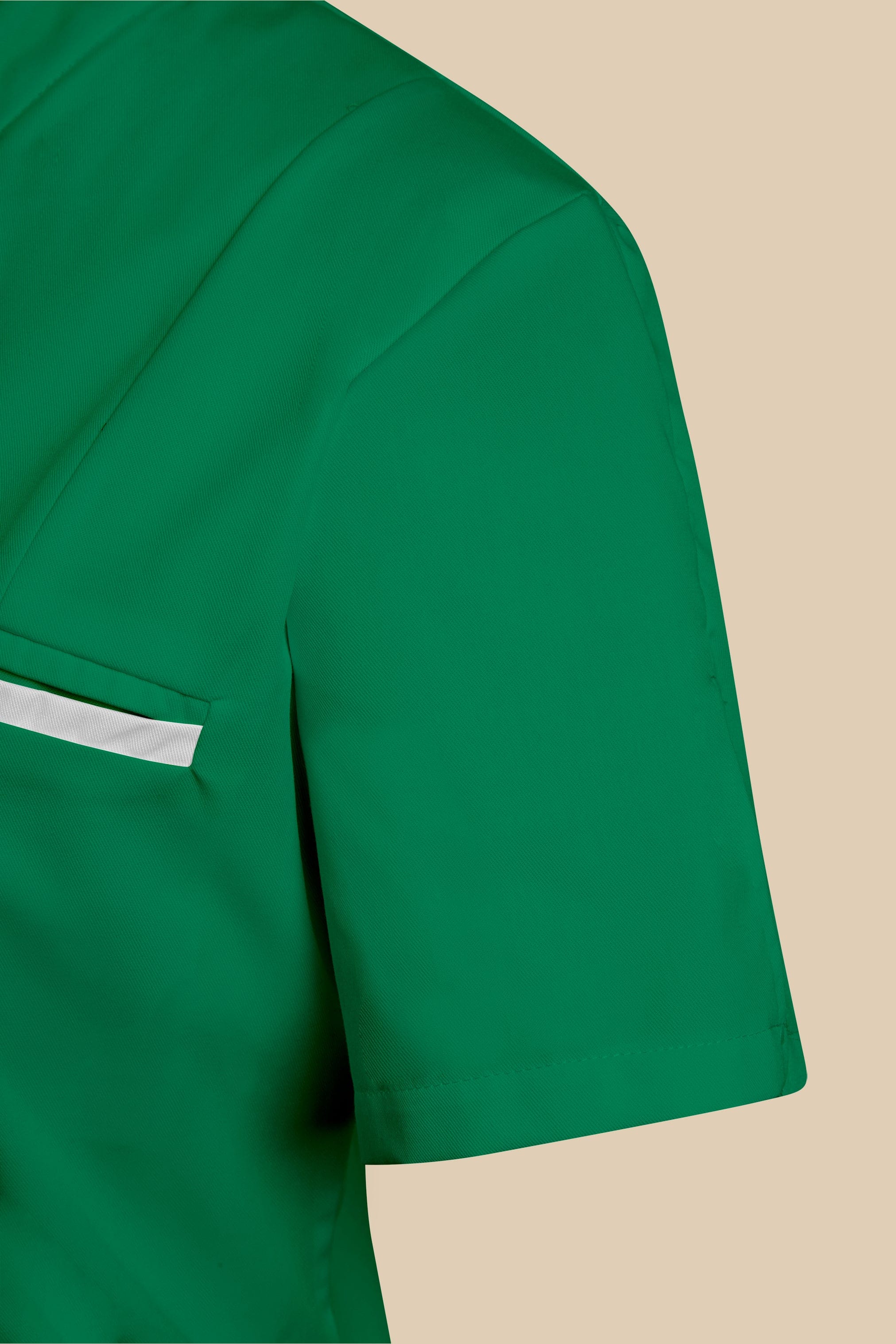 SRC Création Blouse Médicale Blouse médicale femme col V vert et blanc - KOSA