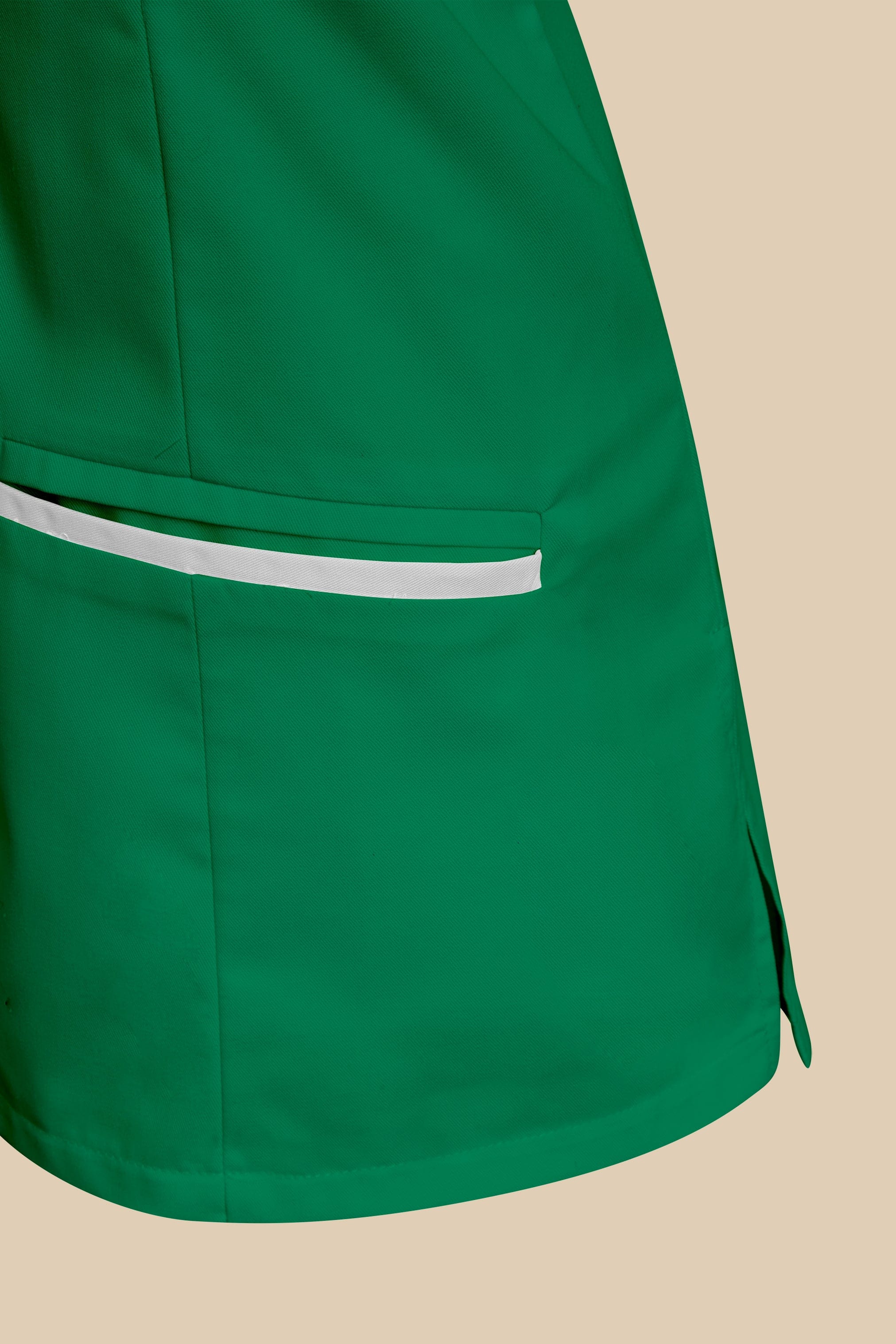 SRC Création Blouse Médicale Blouse médicale femme col V vert et blanc - KOSA
