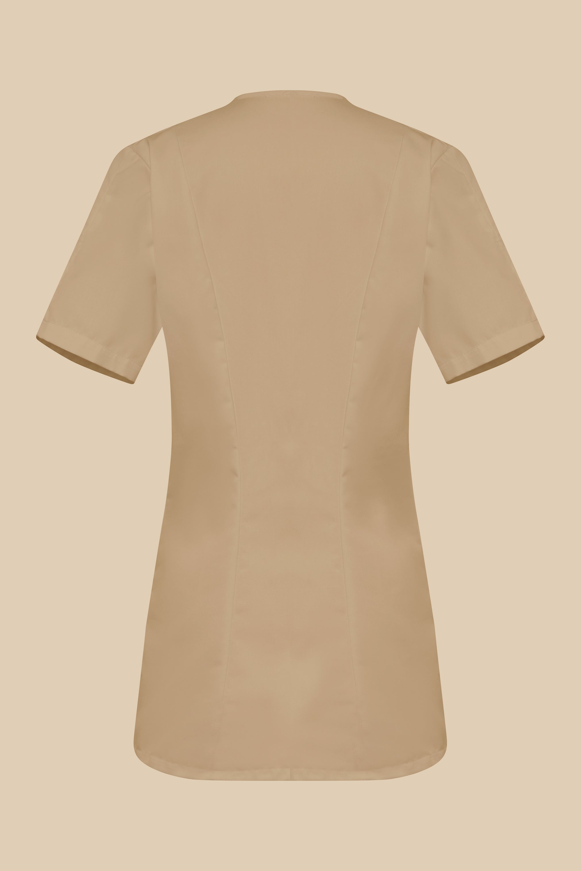 SRC Création Blouse Médicale Blouse médicale femme fermeture éclair biscuit et blanc - ISKA