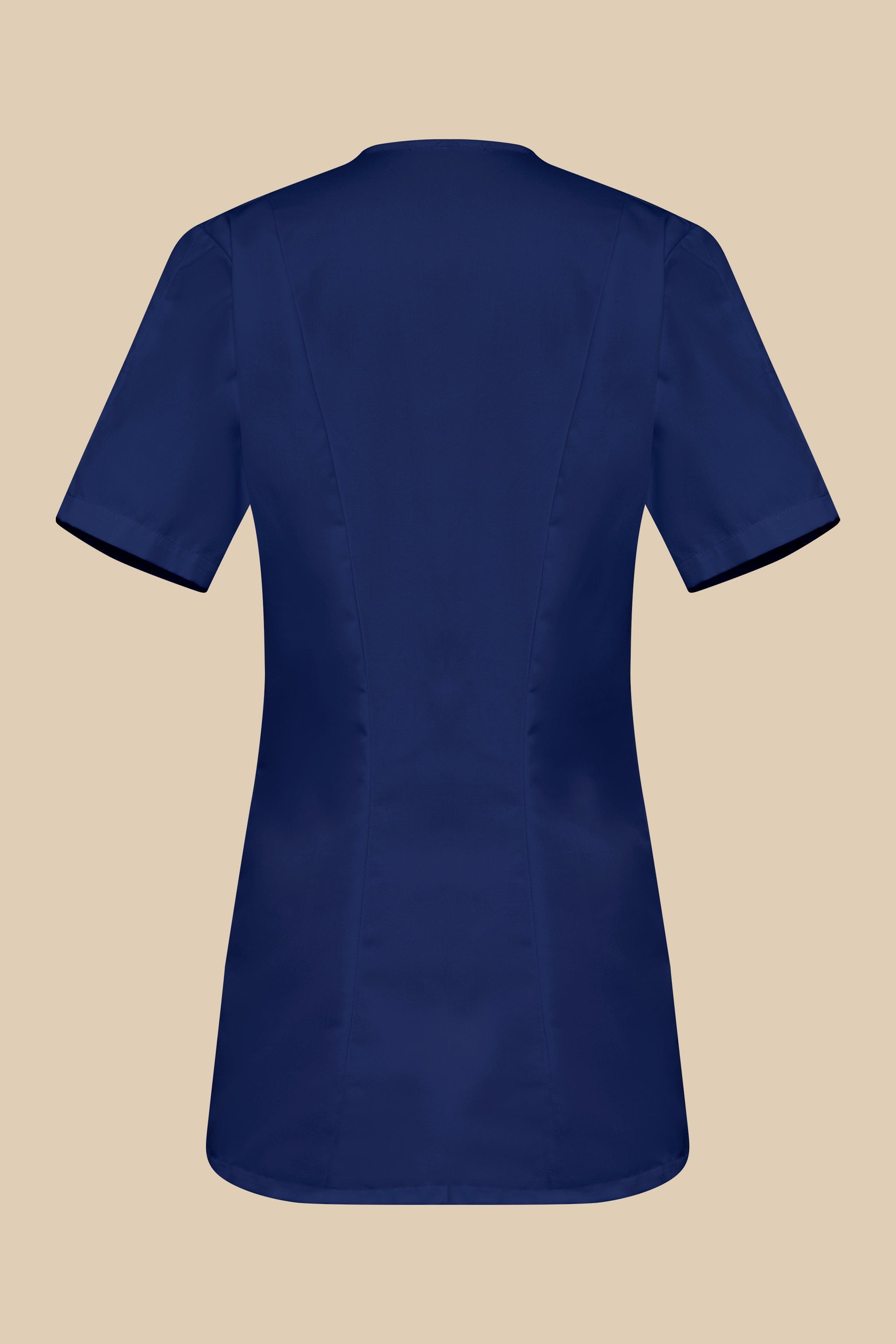 SRC Création Blouse Médicale Blouse médicale femme fermeture éclair marine et blanc - ISKA