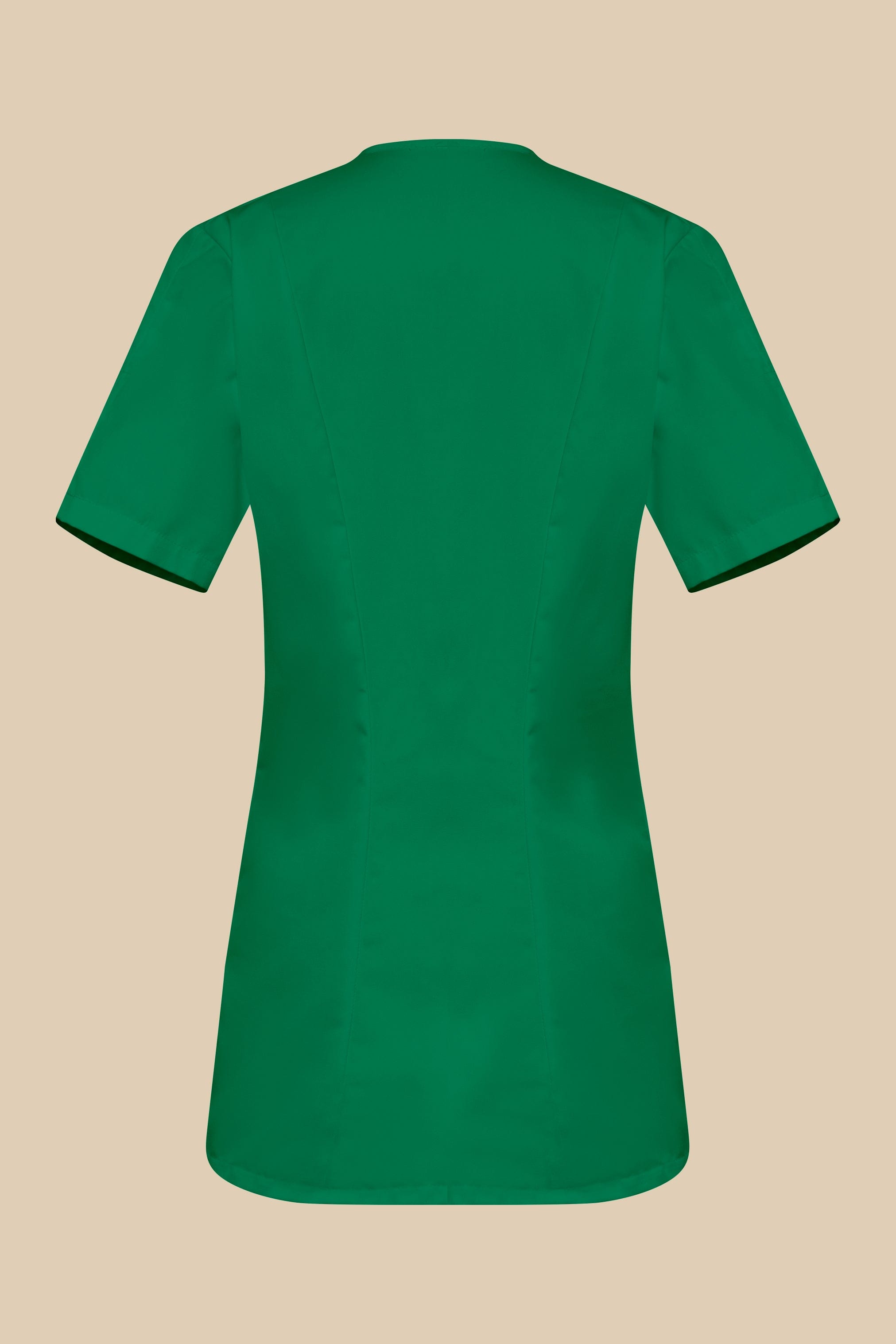 SRC Création Blouse Médicale Blouse médicale femme fermeture éclair vert et blanc - ISKA