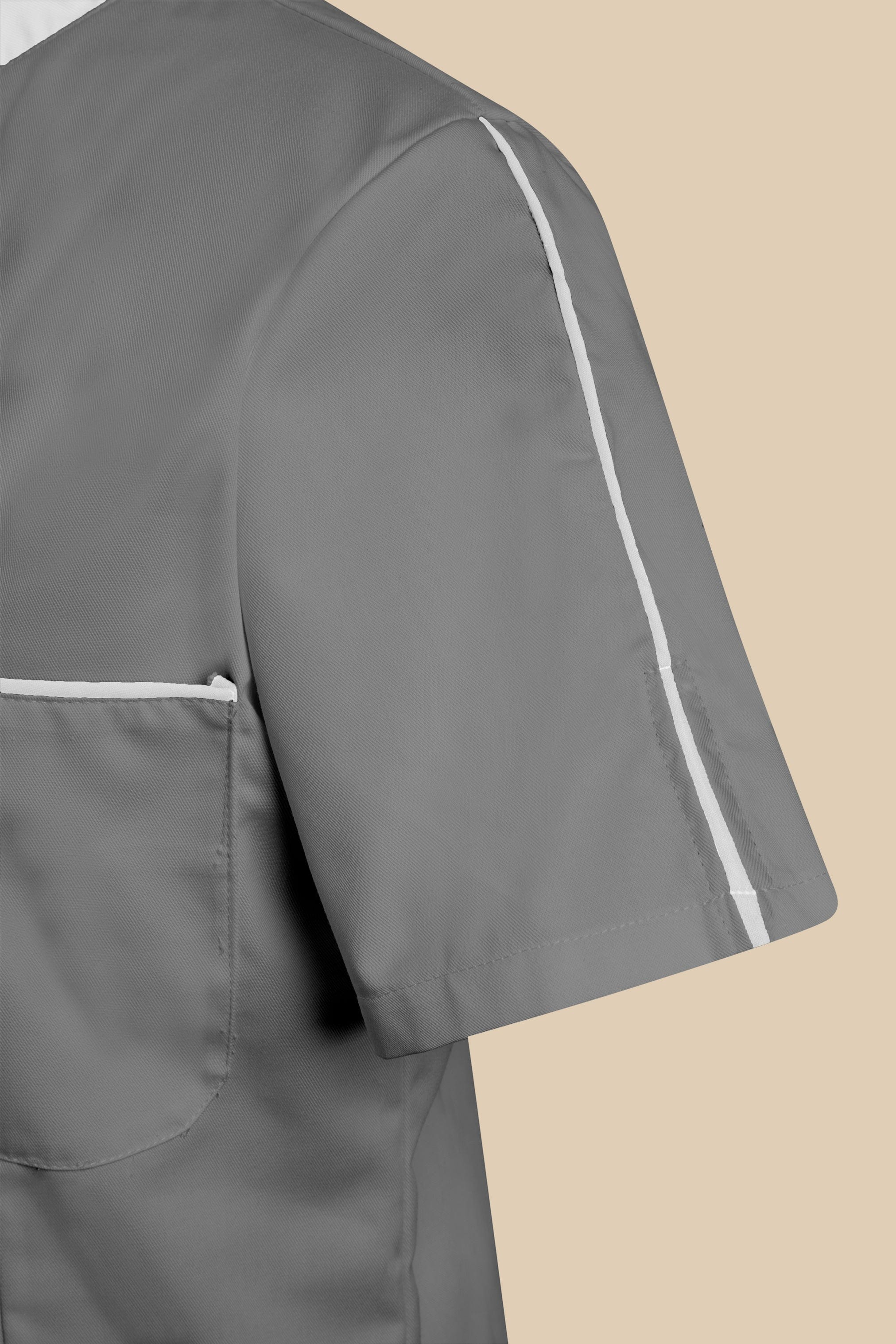 SRC Création Blouse Médicale Blouse médicale femme gris et blanc - SAANA