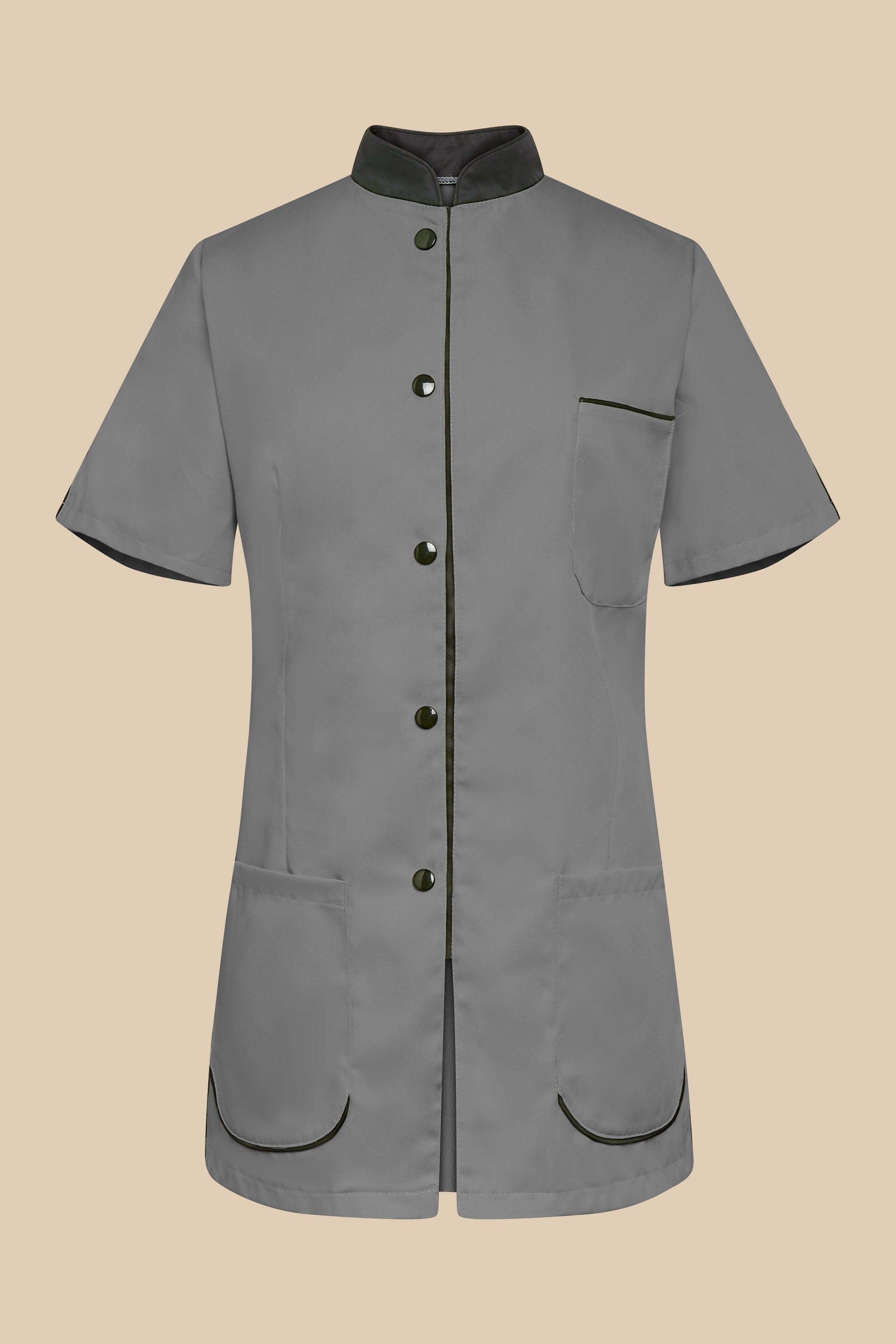SRC Création Blouse Médicale Blouse médicale femme gris et noir - SAANA