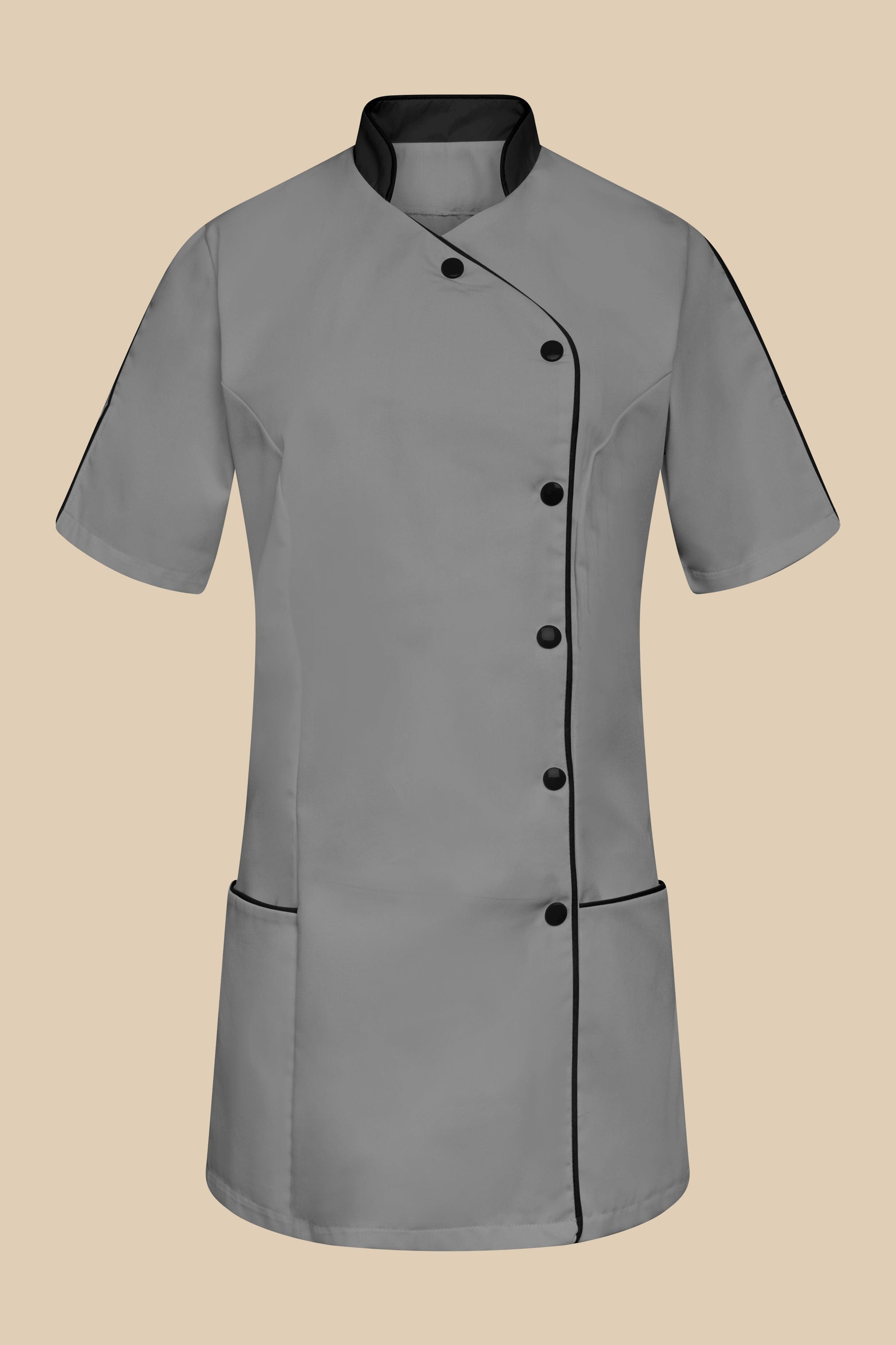 SRC Création Blouse Médicale Blouse médicale femme gris et noir - SILA