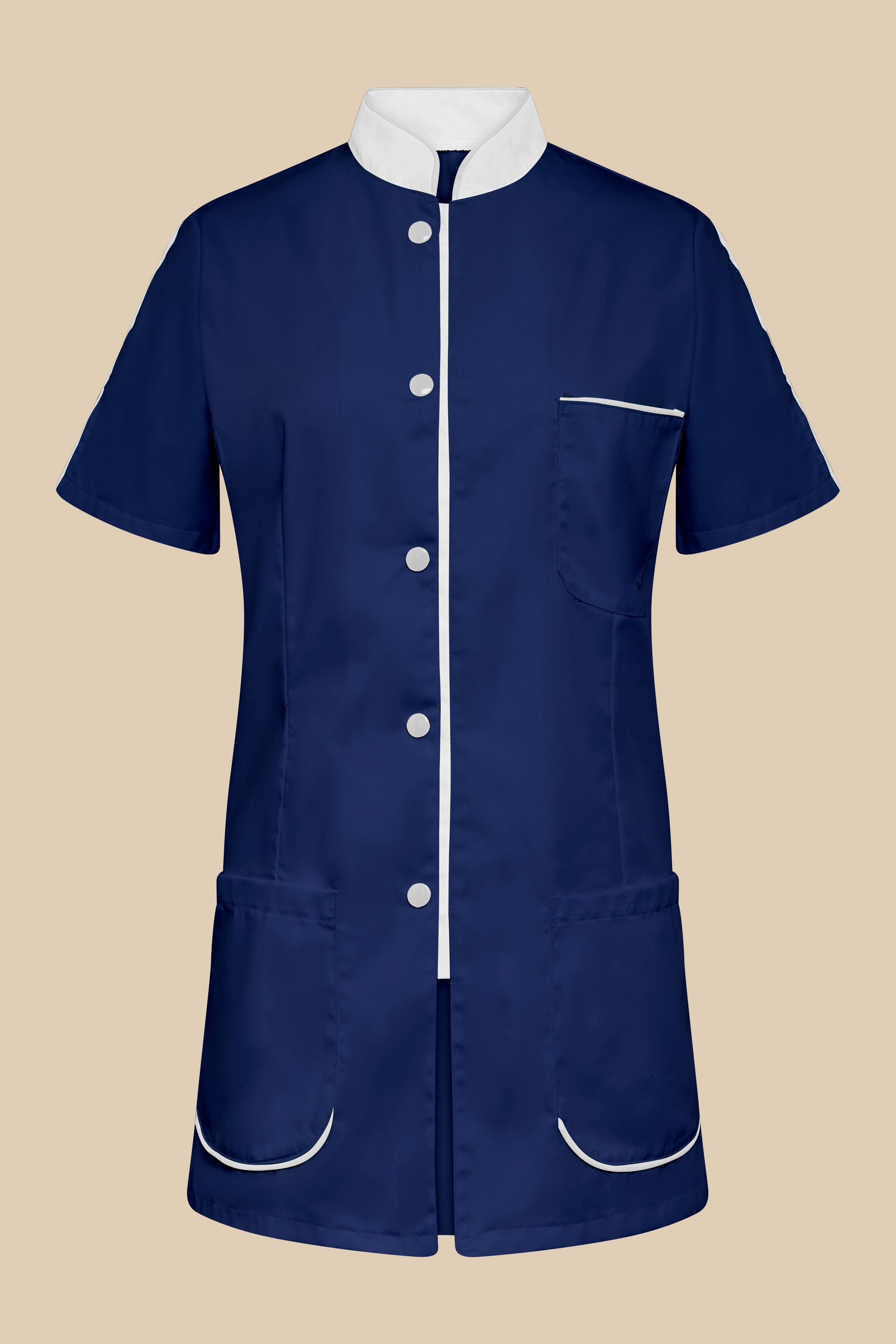 SRC Création Blouse Médicale Blouse médicale femme marine et blanc - SAANA