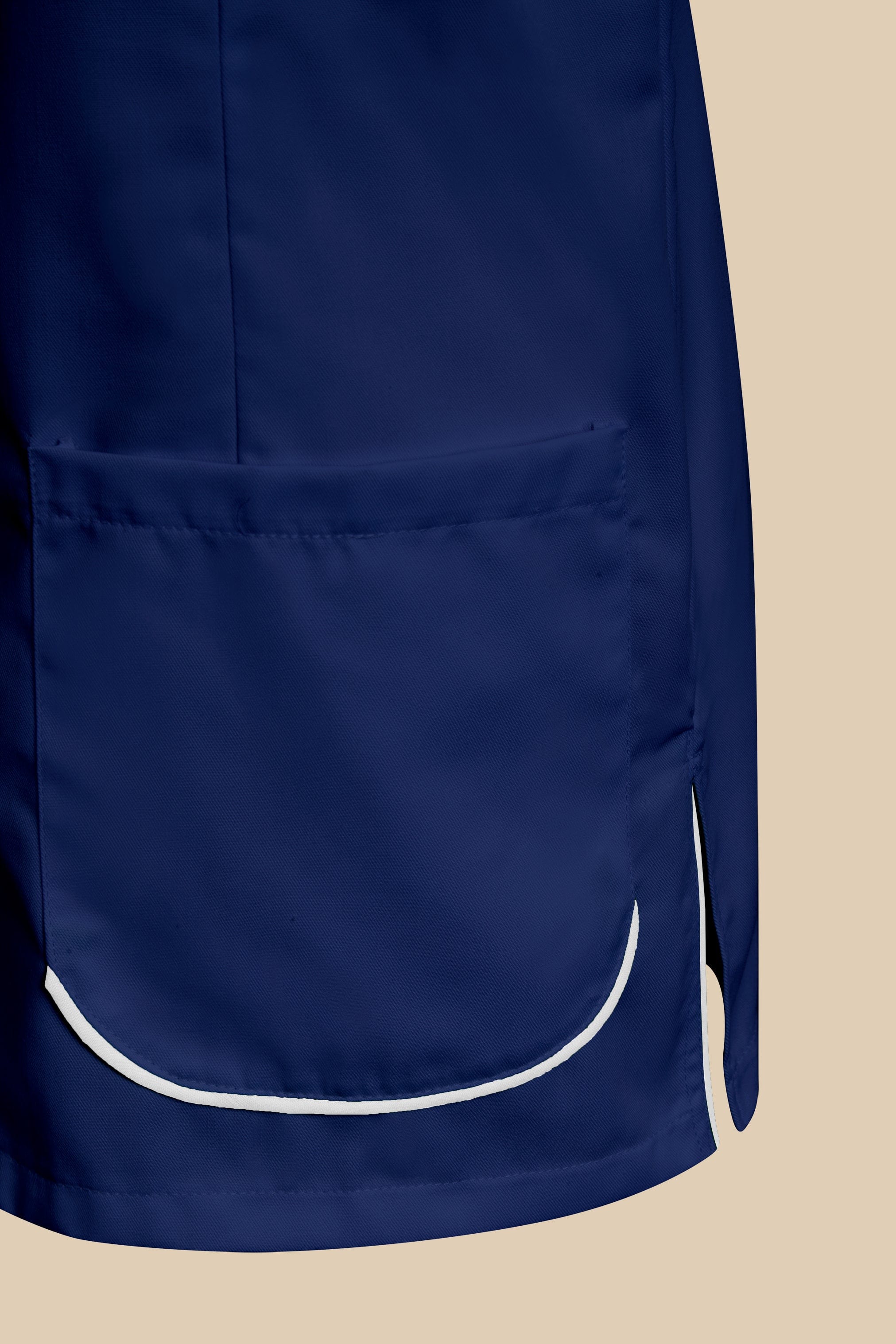SRC Création Blouse Médicale Blouse médicale femme marine et blanc - SAANA