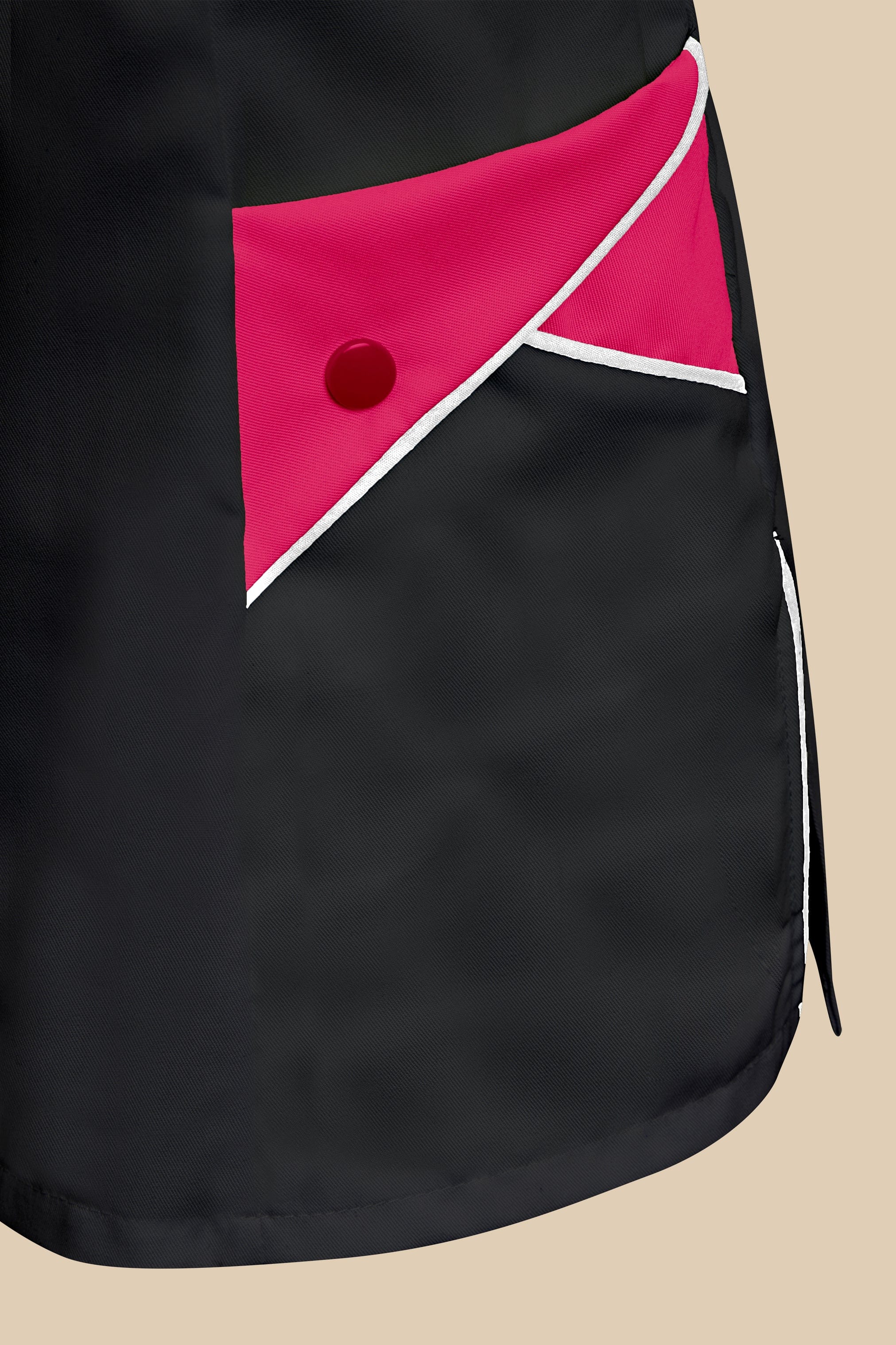 SRC Création Blouse Médicale Blouse médicale femme noir et fuchsia - NOLA
