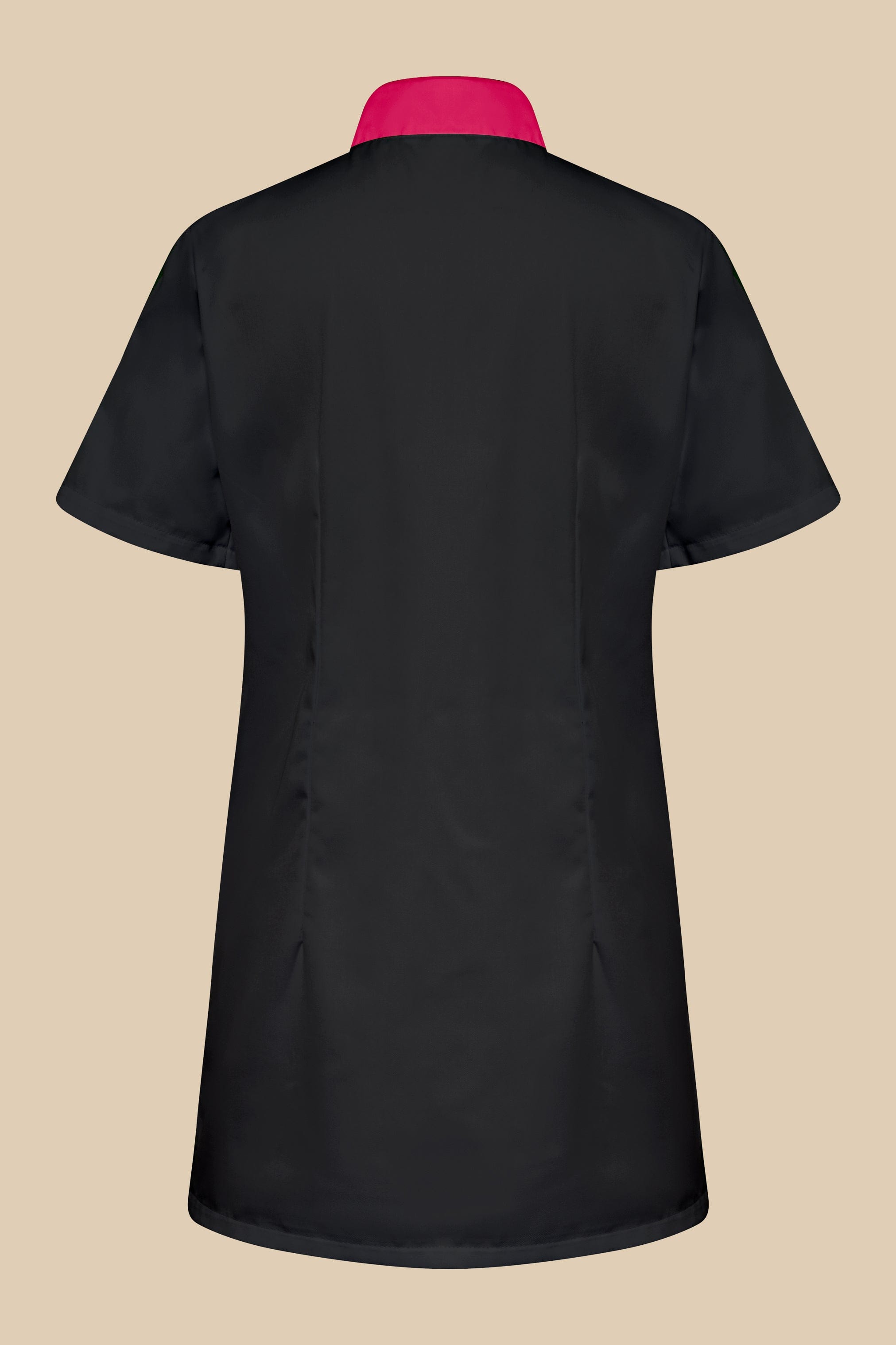 SRC Création Blouse Médicale Blouse médicale femme noir et fuchsia - SAANA