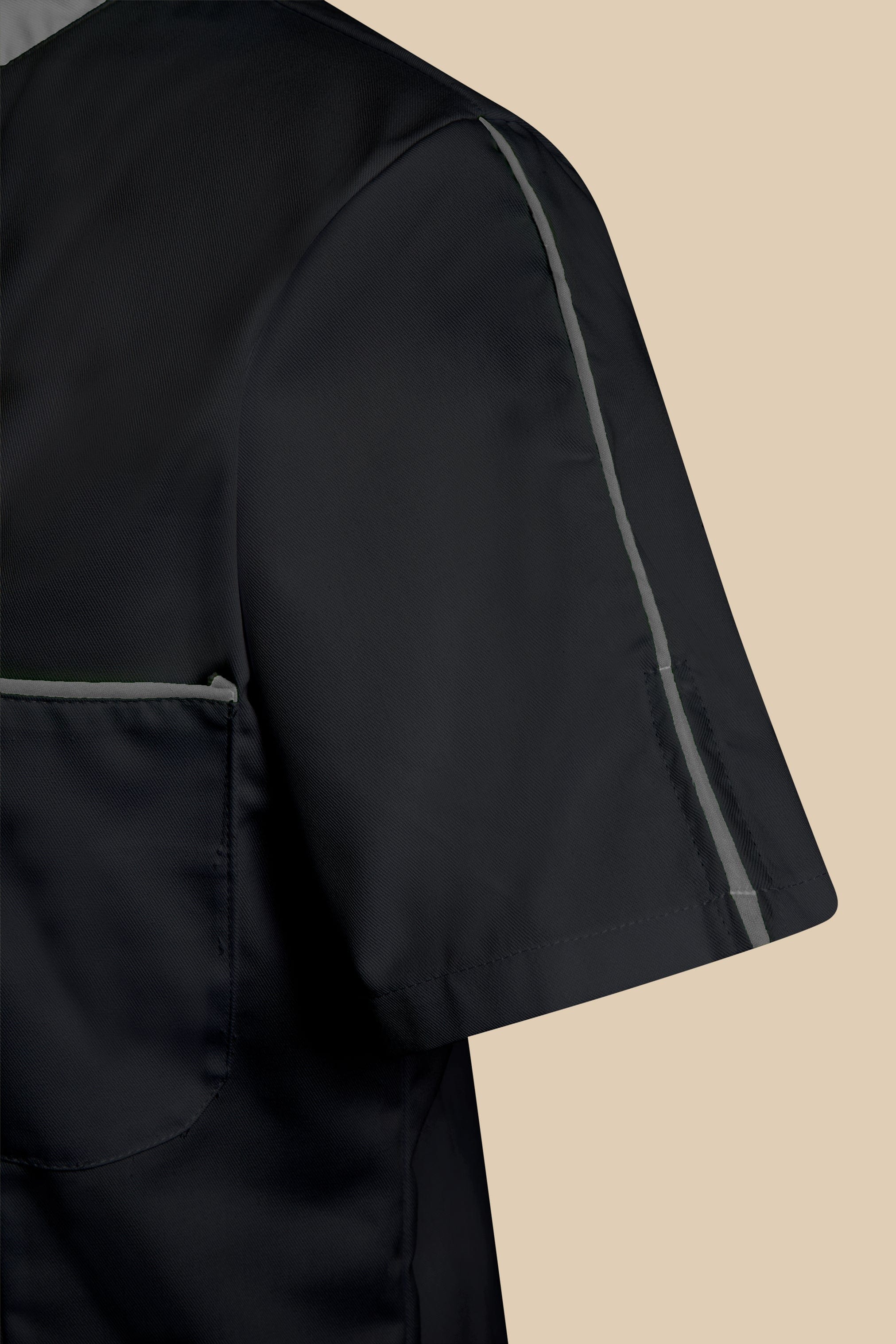 SRC Création Blouse Médicale Blouse médicale femme noir et gris - SAANA