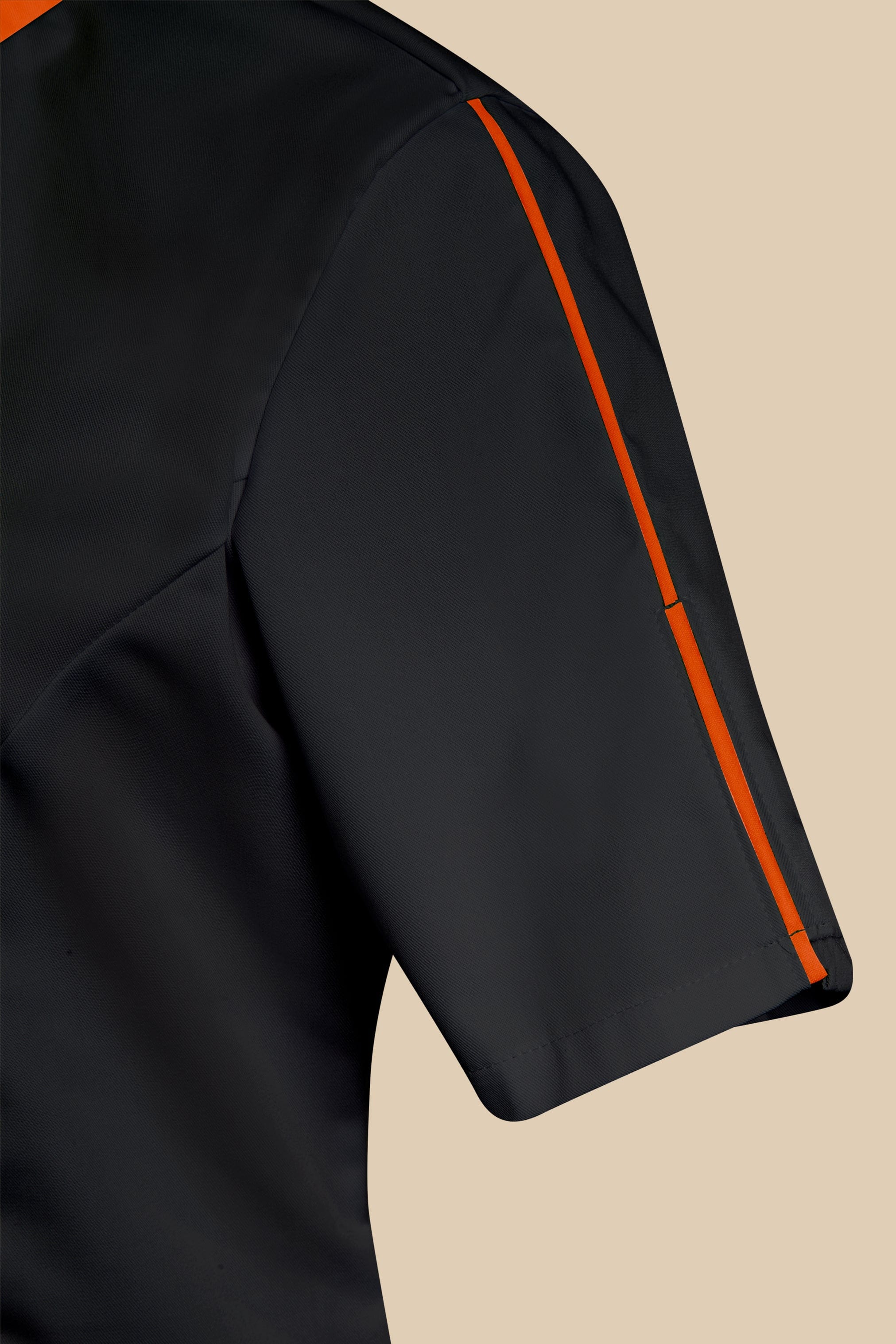 SRC Création Blouse Médicale Blouse médicale femme noir et orange - SILA