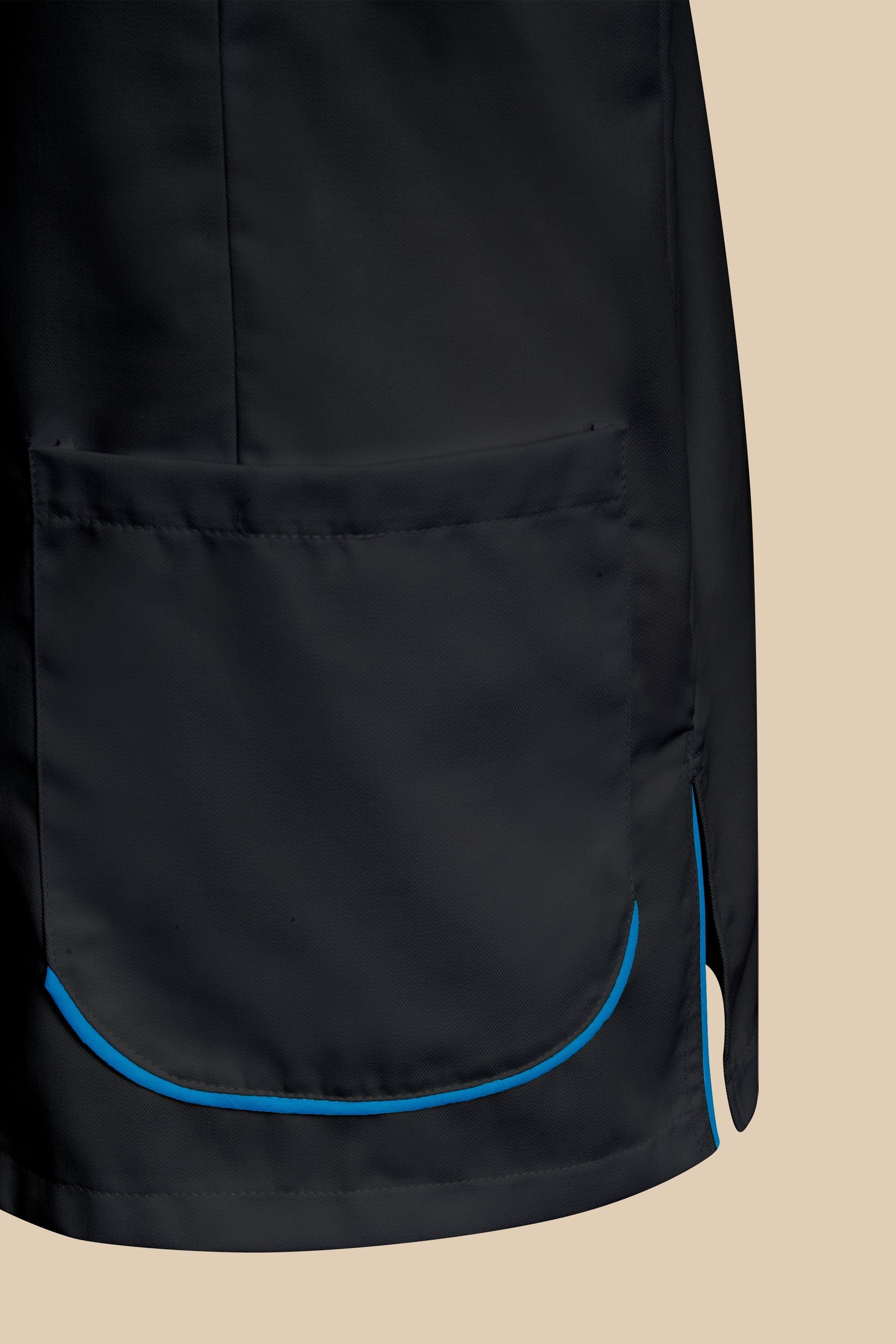 SRC Création Blouse Médicale Blouse médicale femme noir et turquoise - SAANA