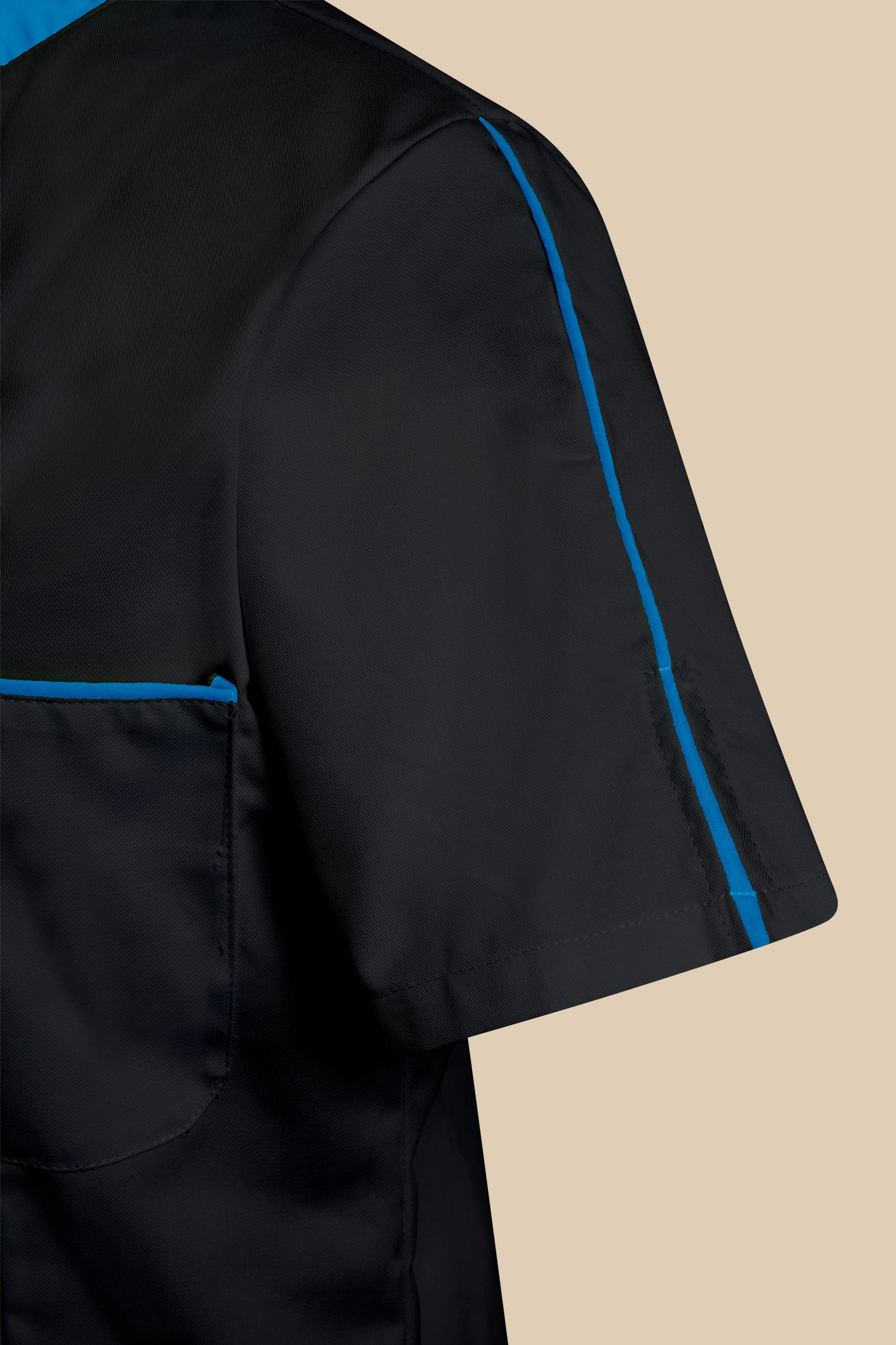SRC Création Blouse Médicale Blouse médicale femme noir et turquoise - SAANA