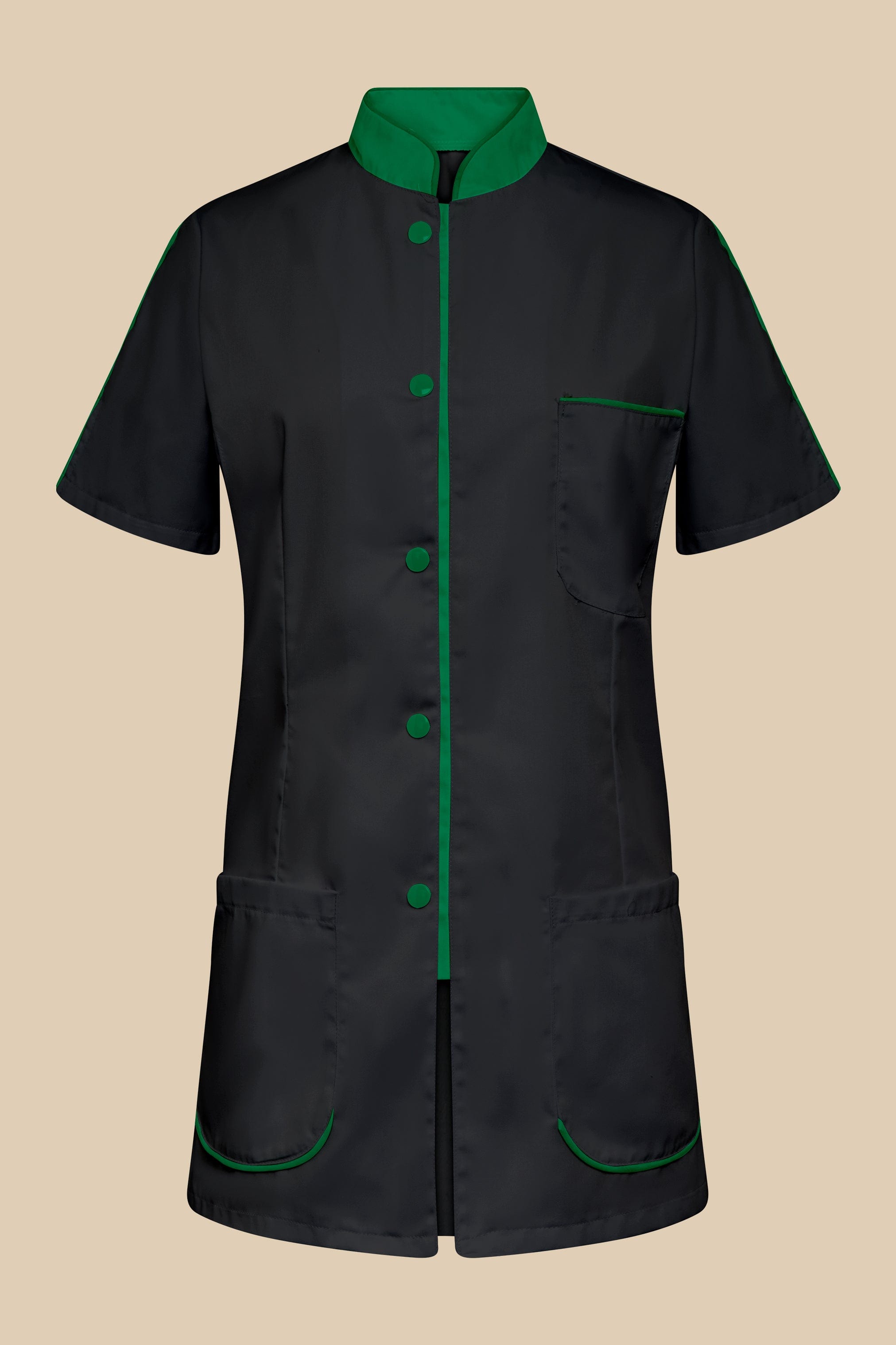 SRC Création Blouse Médicale Blouse médicale femme noir et vert - SAANA