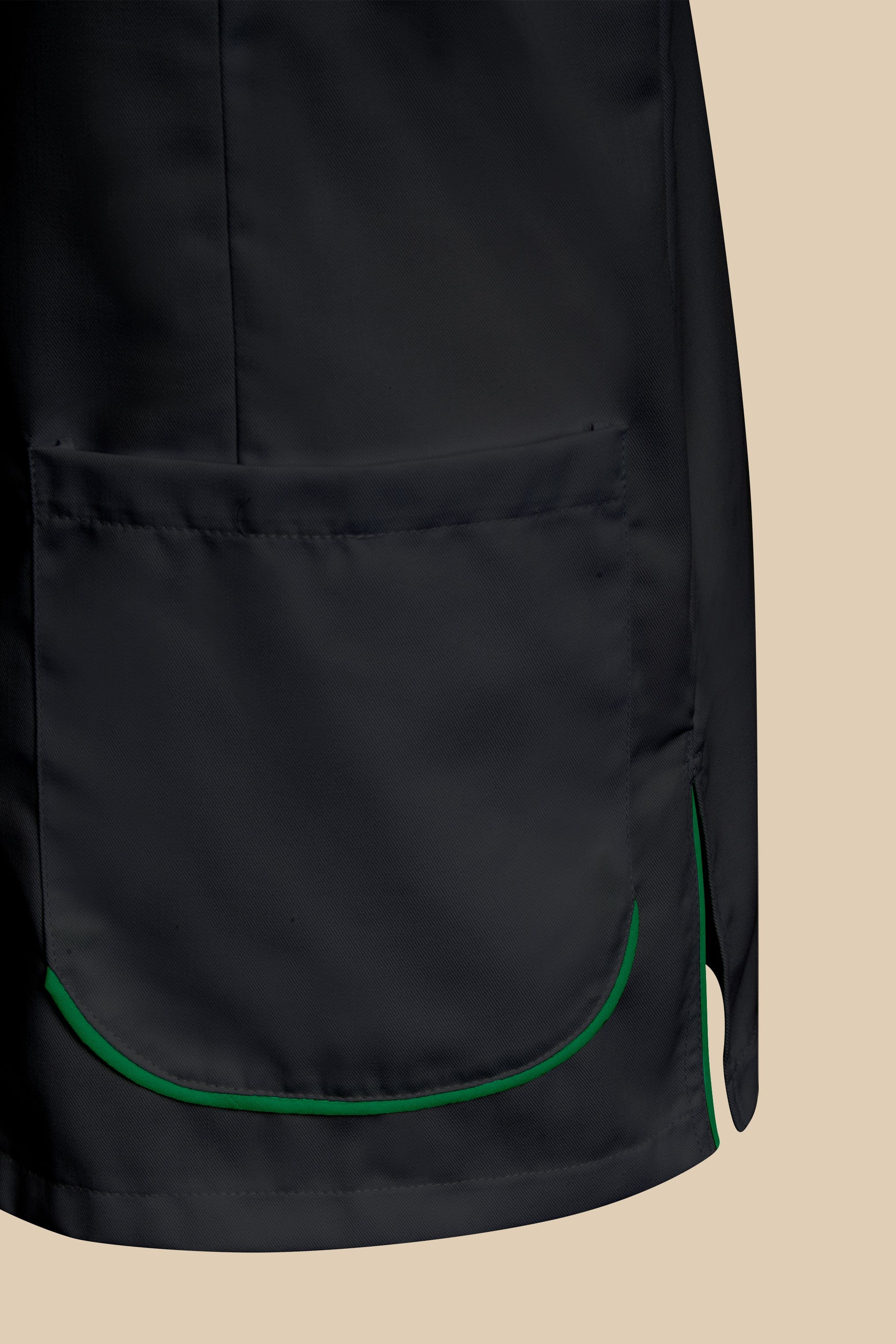 SRC Création Blouse Médicale Blouse médicale femme noir et vert - SAANA