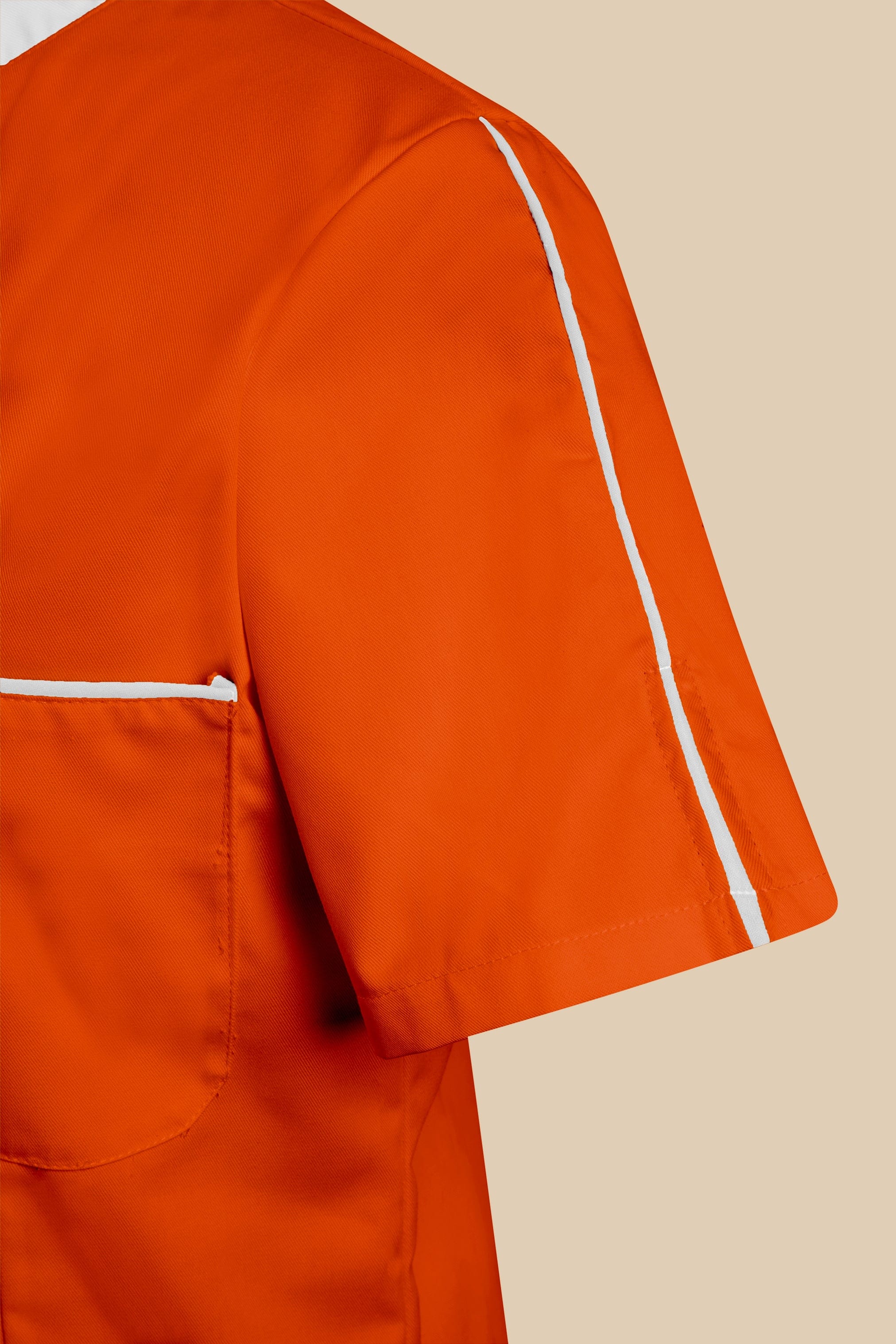 SRC Création Blouse Médicale Blouse médicale femme orange et blanc - SAANA