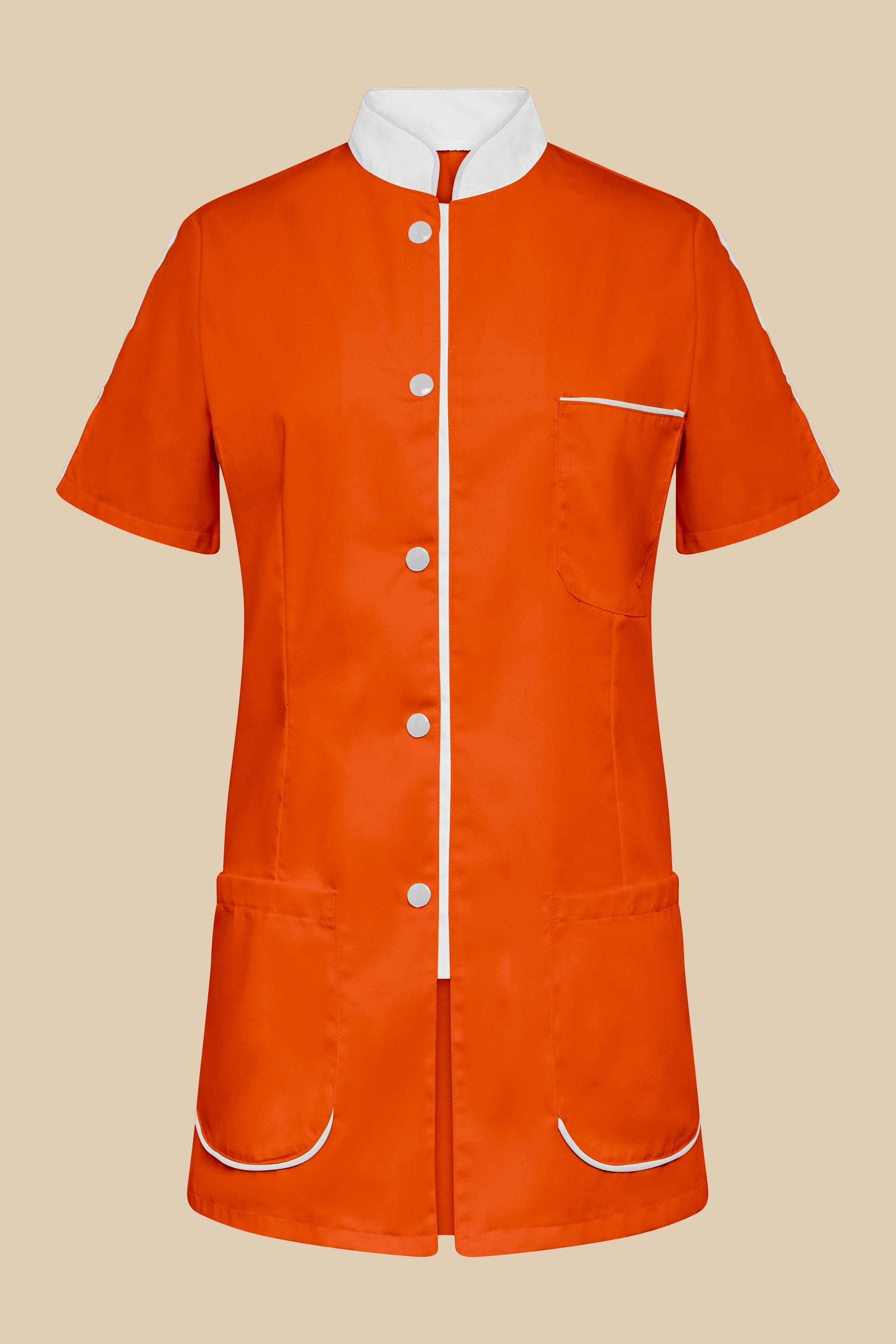 SRC Création Blouse Médicale Blouse médicale femme orange et blanc - SAANA
