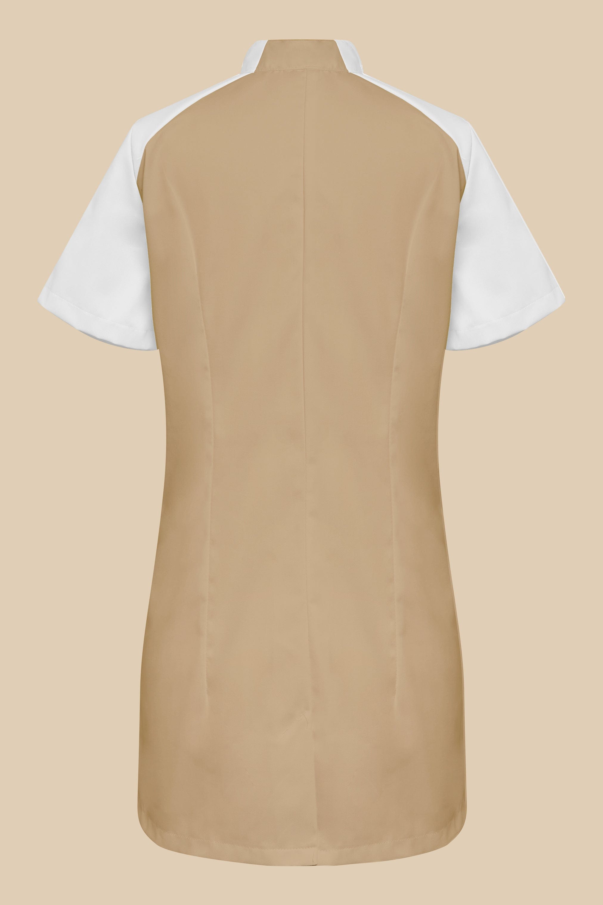 SRC Création Blouse Médicale Blouse médicale femme originale biscuit et blanc - ALMA