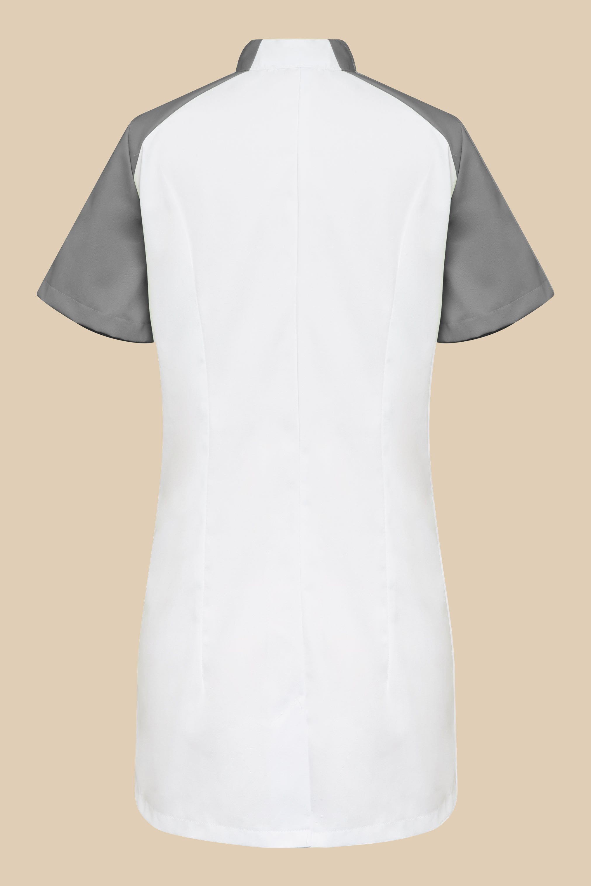 SRC Création Blouse Médicale Blouse médicale femme originale blanc et gris - ALMA