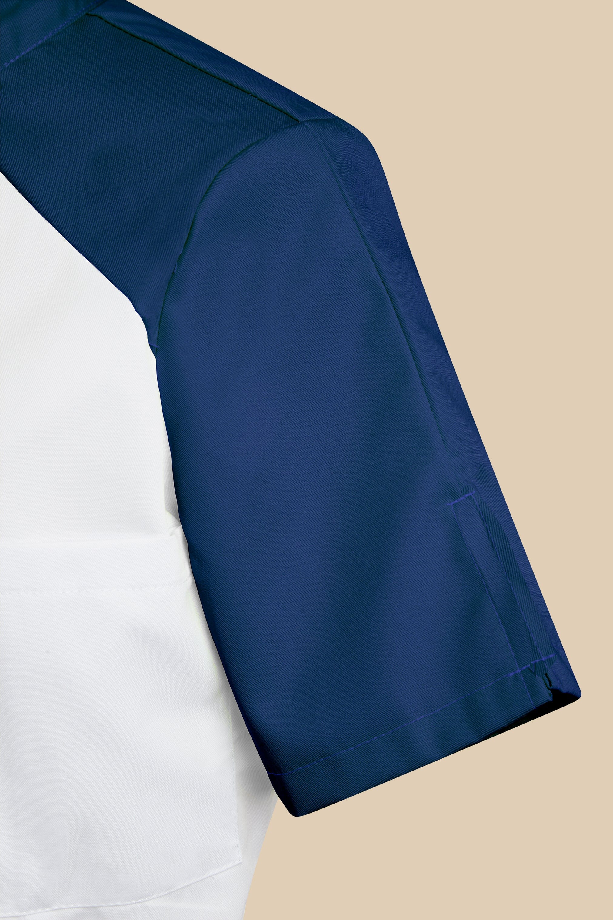 SRC Création Blouse Médicale Blouse médicale femme originale blanc et marine - ALMA