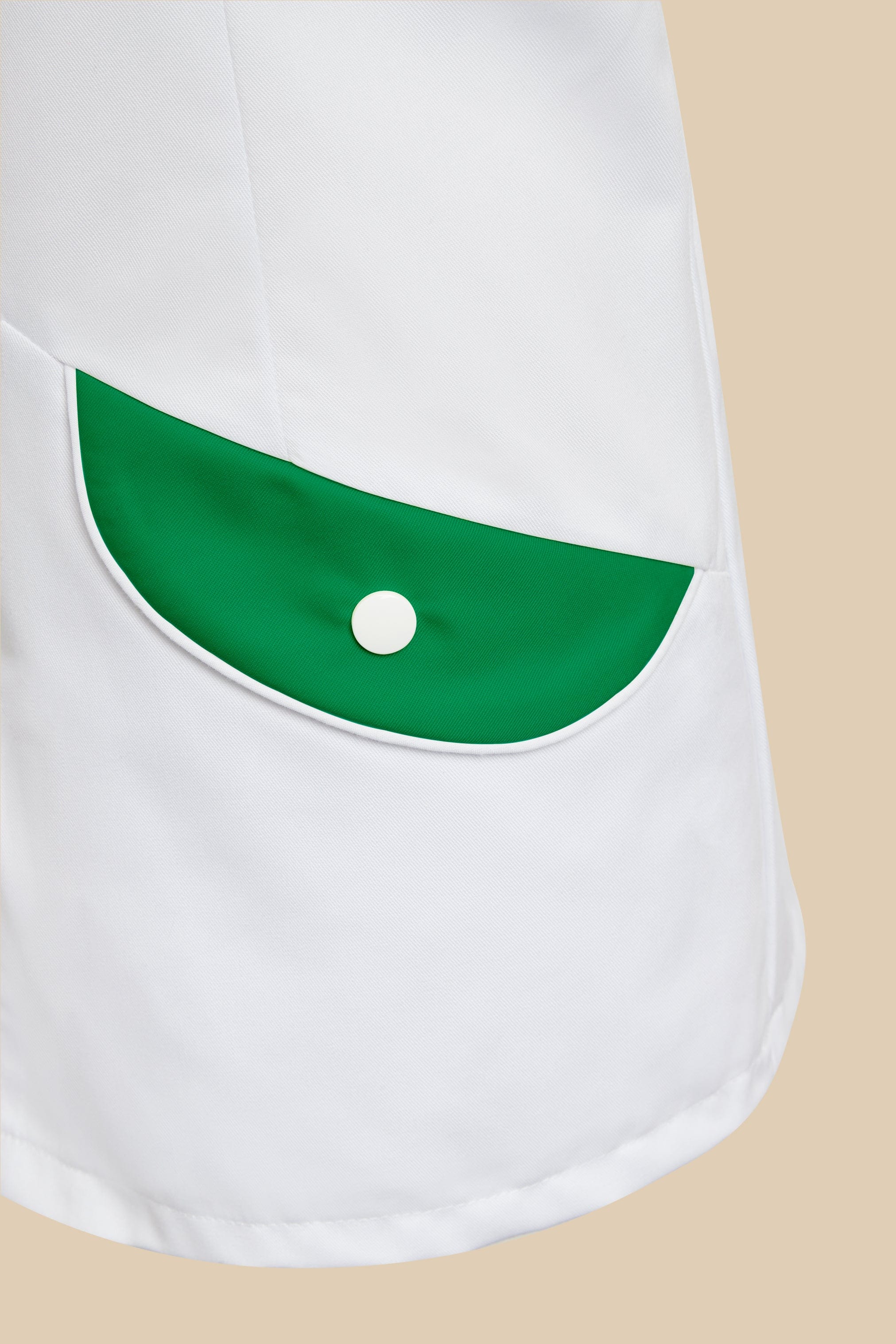SRC Création Blouse Médicale Blouse médicale femme originale blanc et vert - ALMA