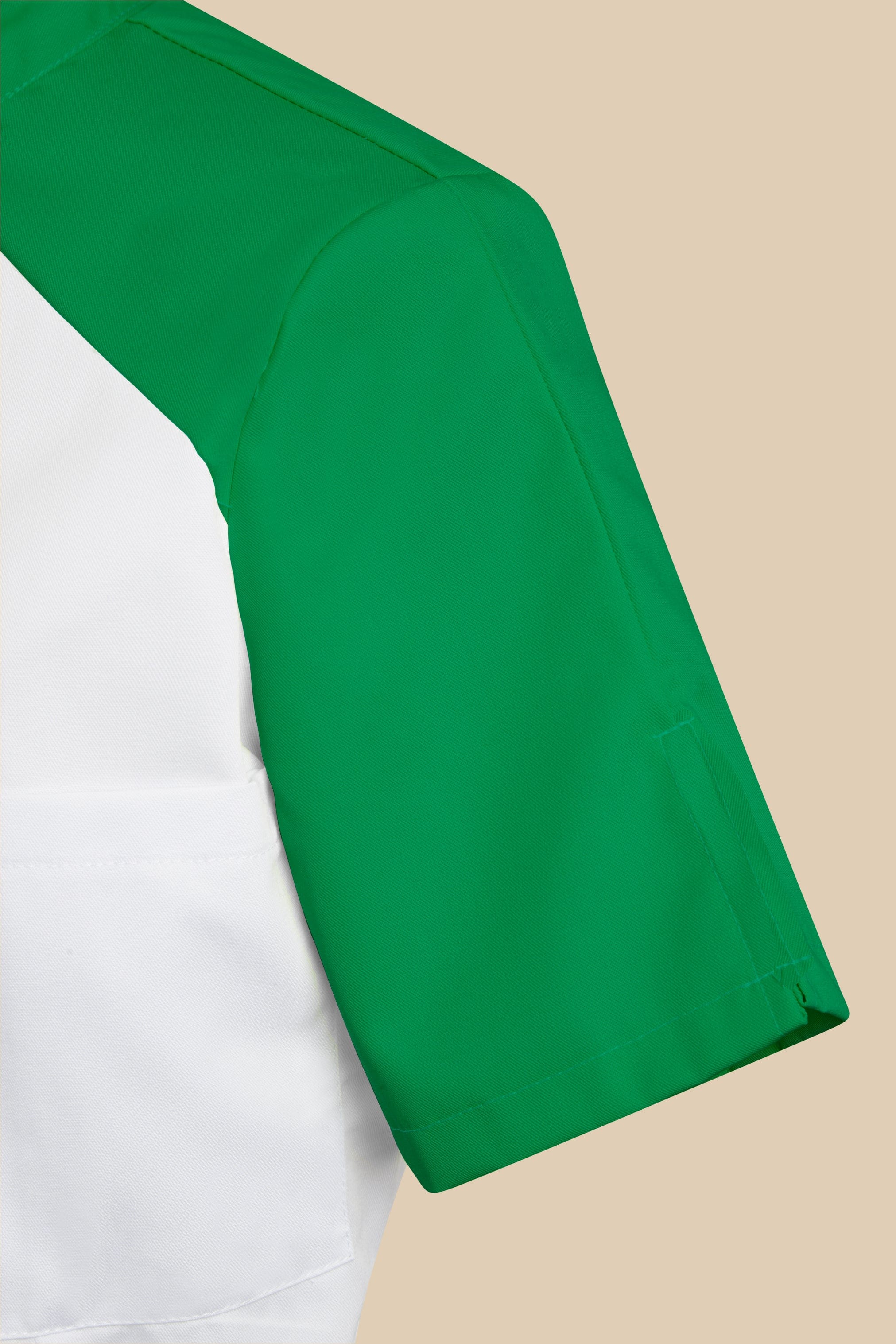 SRC Création Blouse Médicale Blouse médicale femme originale blanc et vert - ALMA
