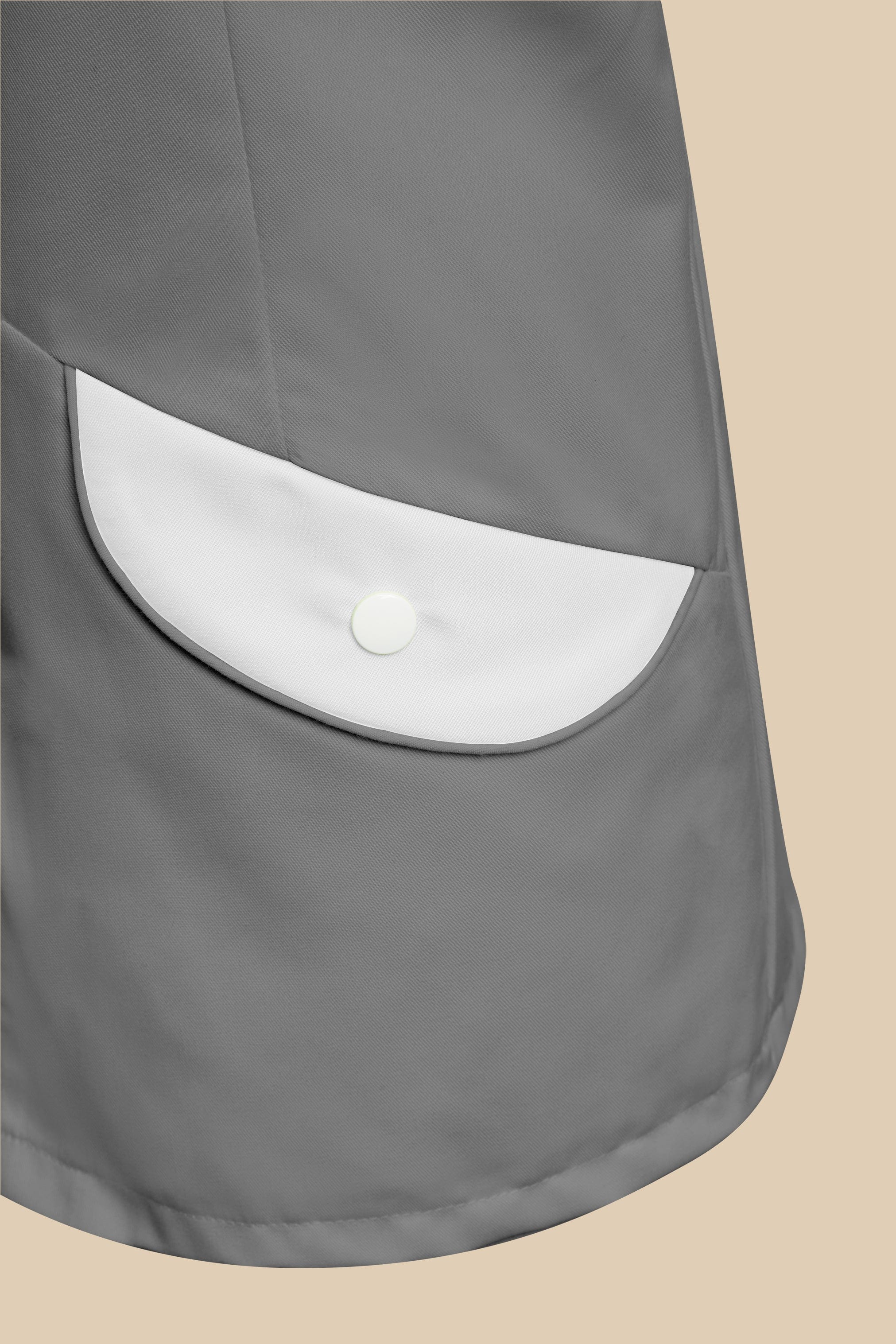SRC Création Blouse Médicale Blouse médicale femme originale gris et blanc - ALMA