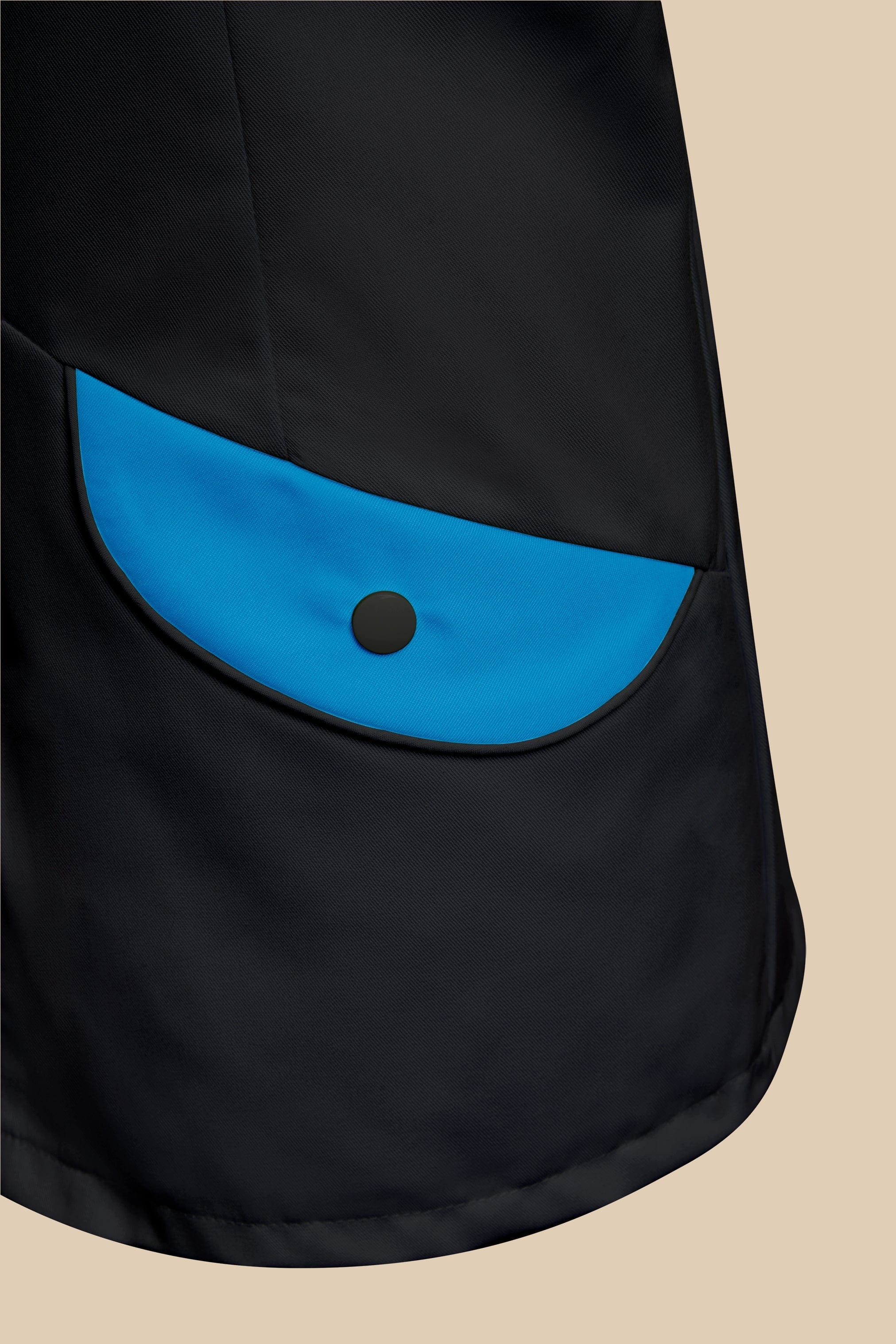 SRC Création Blouse Médicale Blouse médicale femme originale noir et turquoise - ALMA