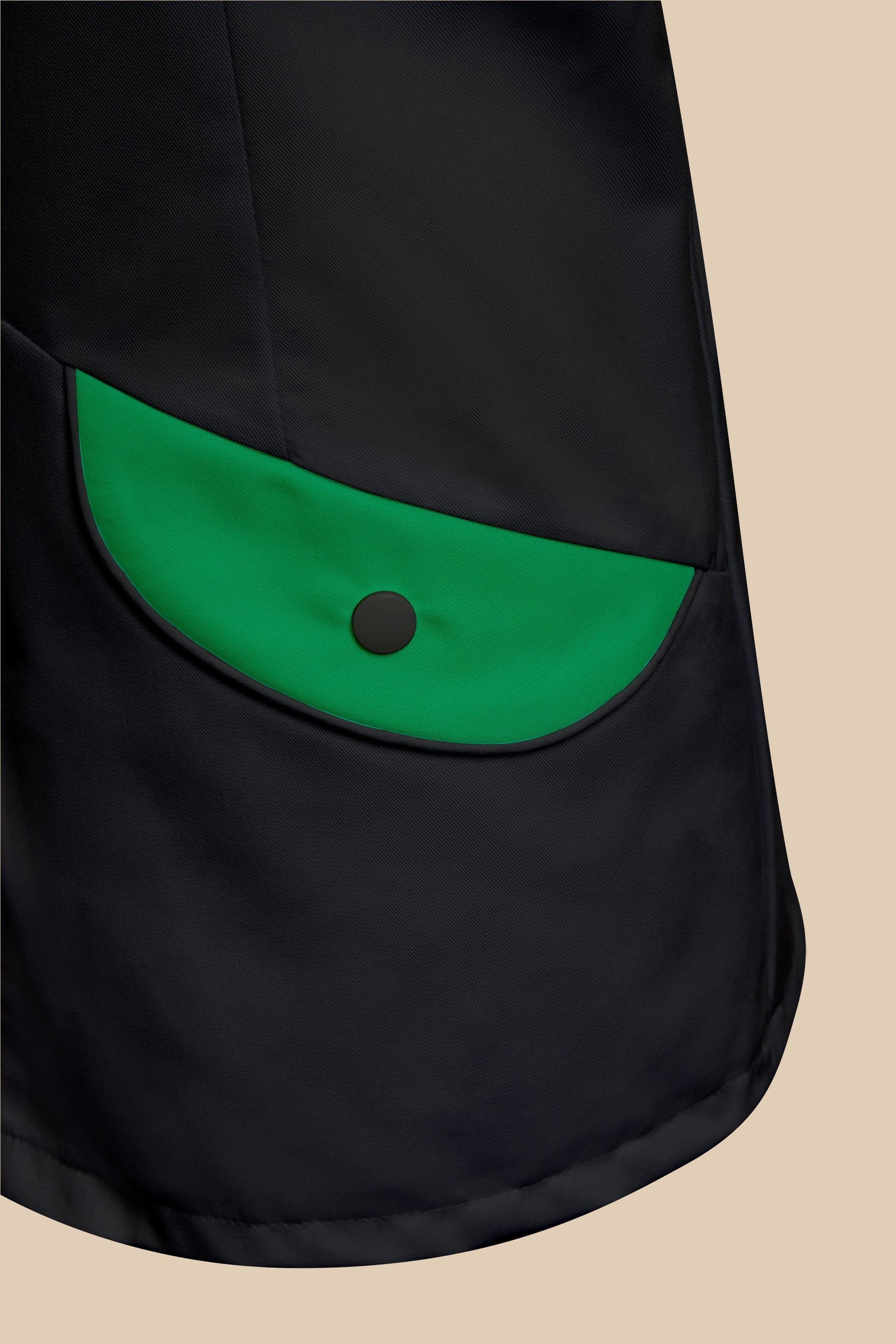 SRC Création Blouse Médicale Blouse médicale femme originale noir et vert - ALMA